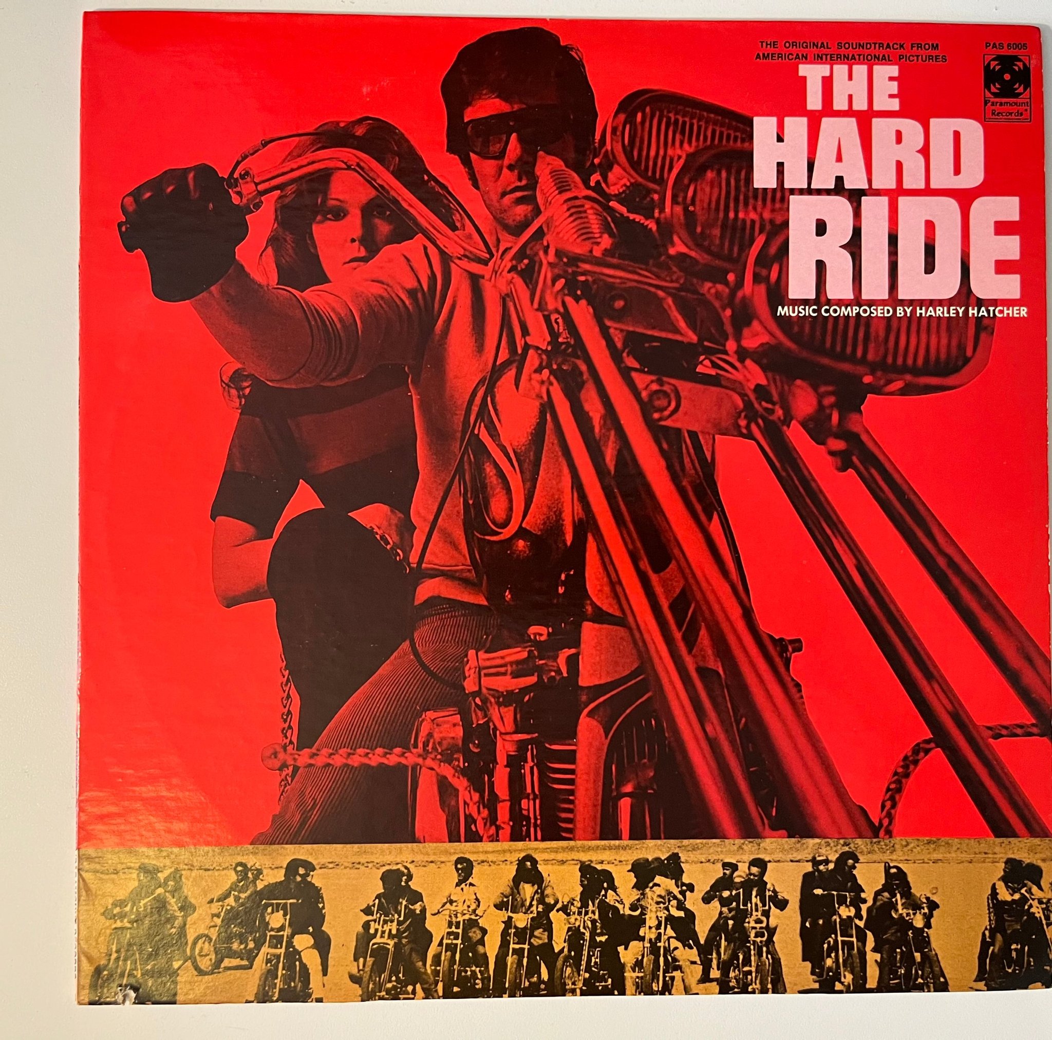 Omslagsbild för skivan Åtta motorcykelrelaterade LP’s ** Från Hot Records vägg **