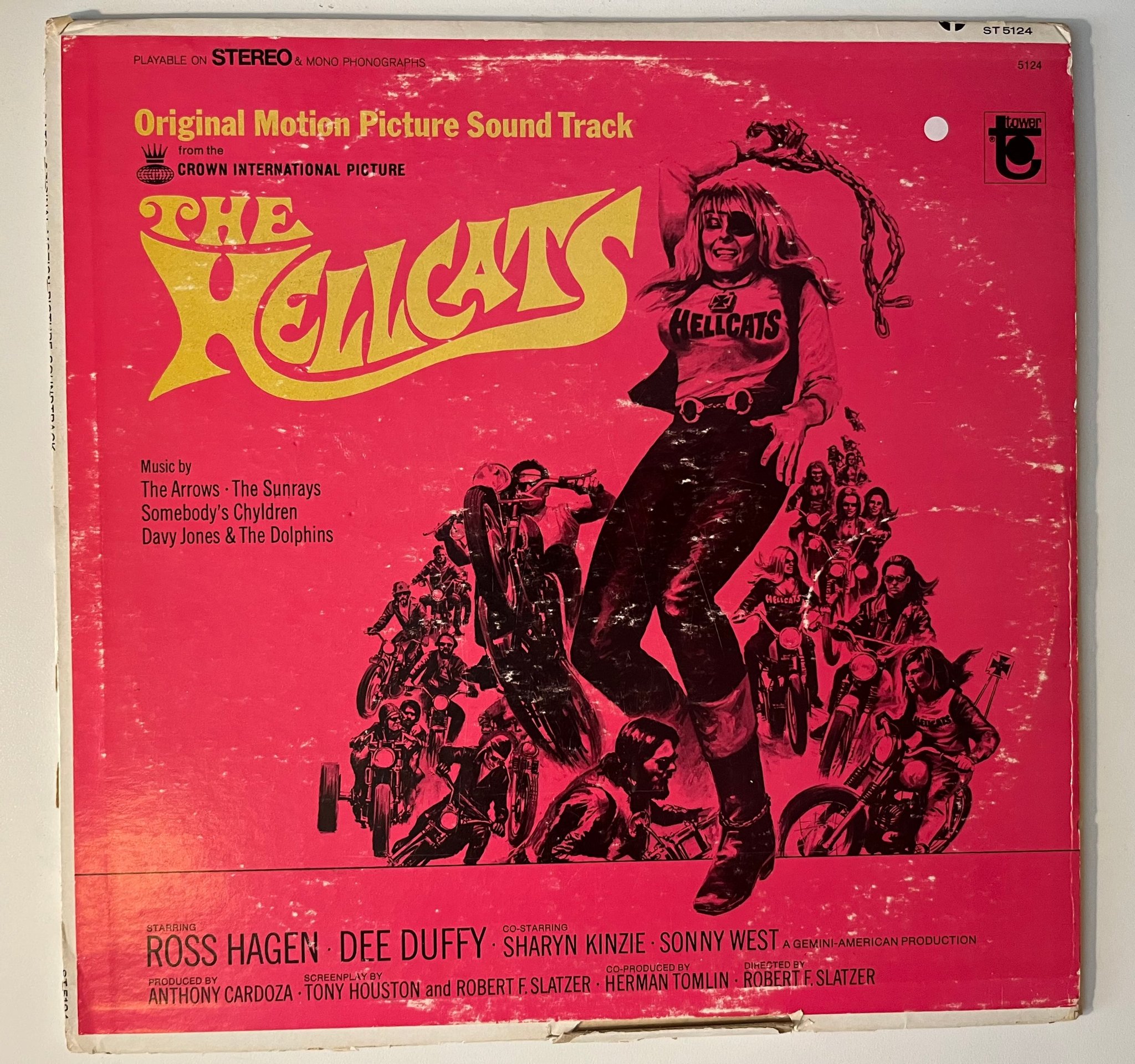 Omslagsbild för skivan Åtta motorcykelrelaterade LP’s ** Från Hot Records vägg **