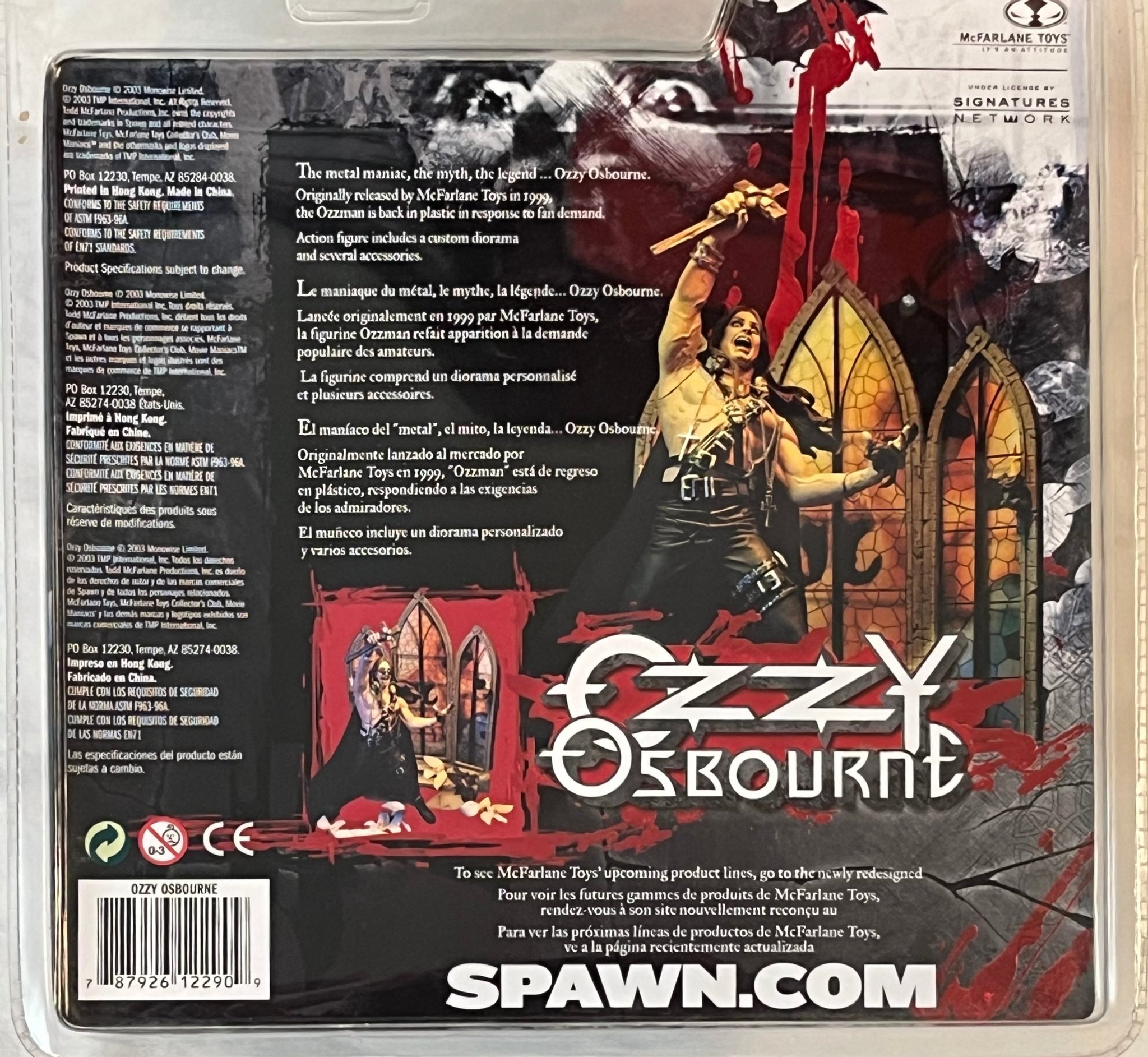 Omslagsbild för skivan OZZY OSBOURNE DOCKA oanvänd