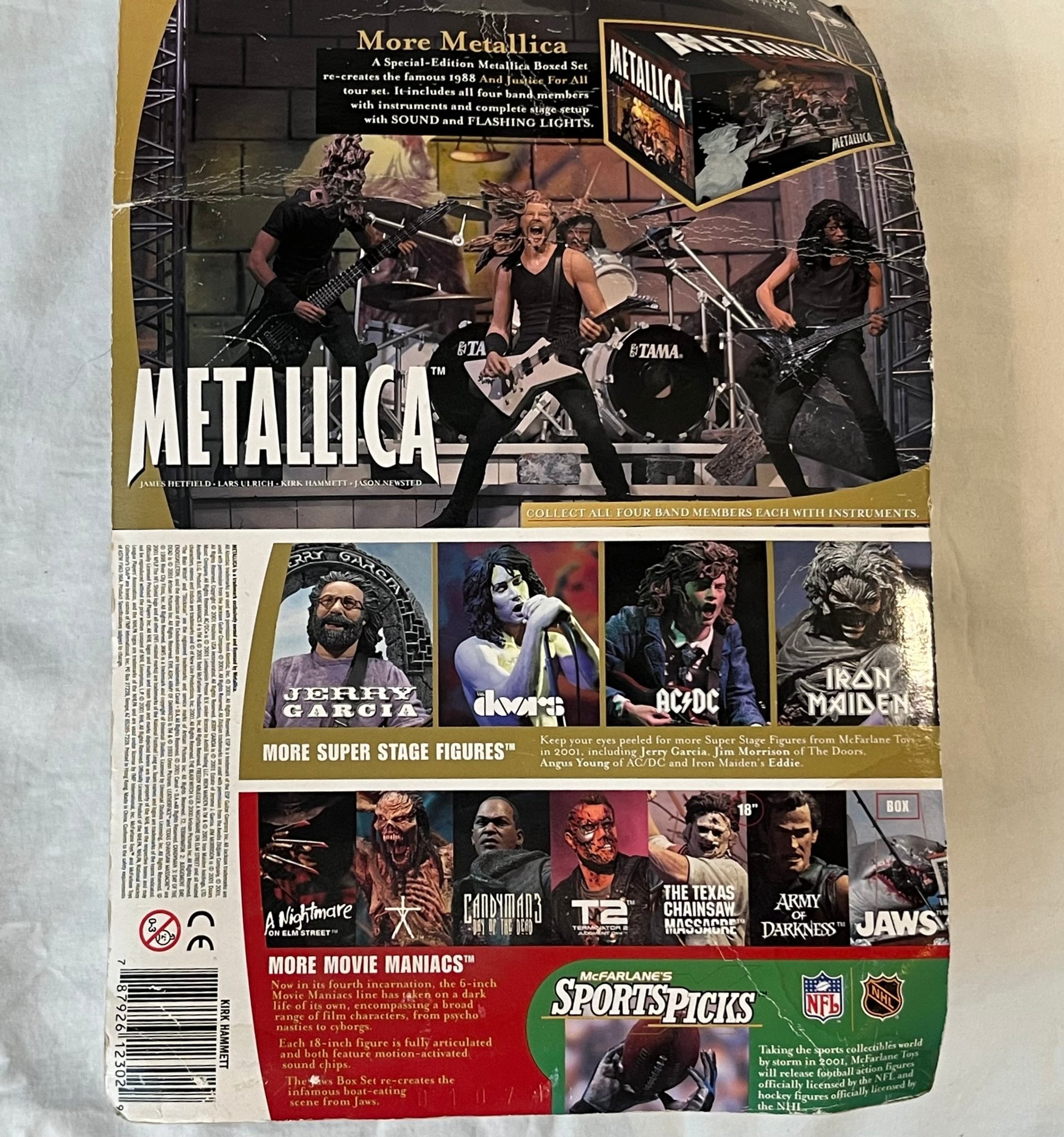 Omslagsbild för skivan KIRK HAMMETT oanvänd docka Metallica