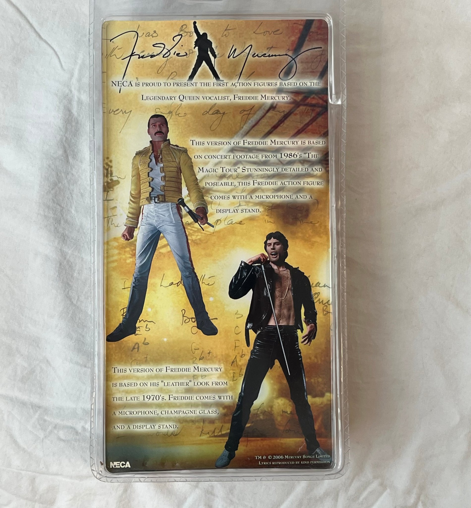 Omslagsbild för skivan FREDDIE MERCURY oanvänd docka