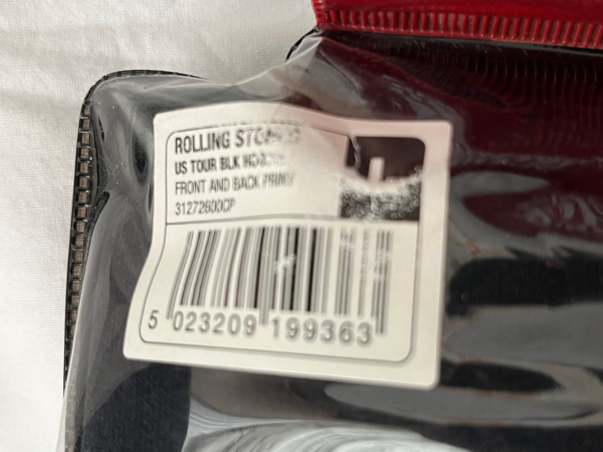 Omslagsbild för skivan THE ROLLING STONES ny i plastförpackning Storlek LARGE