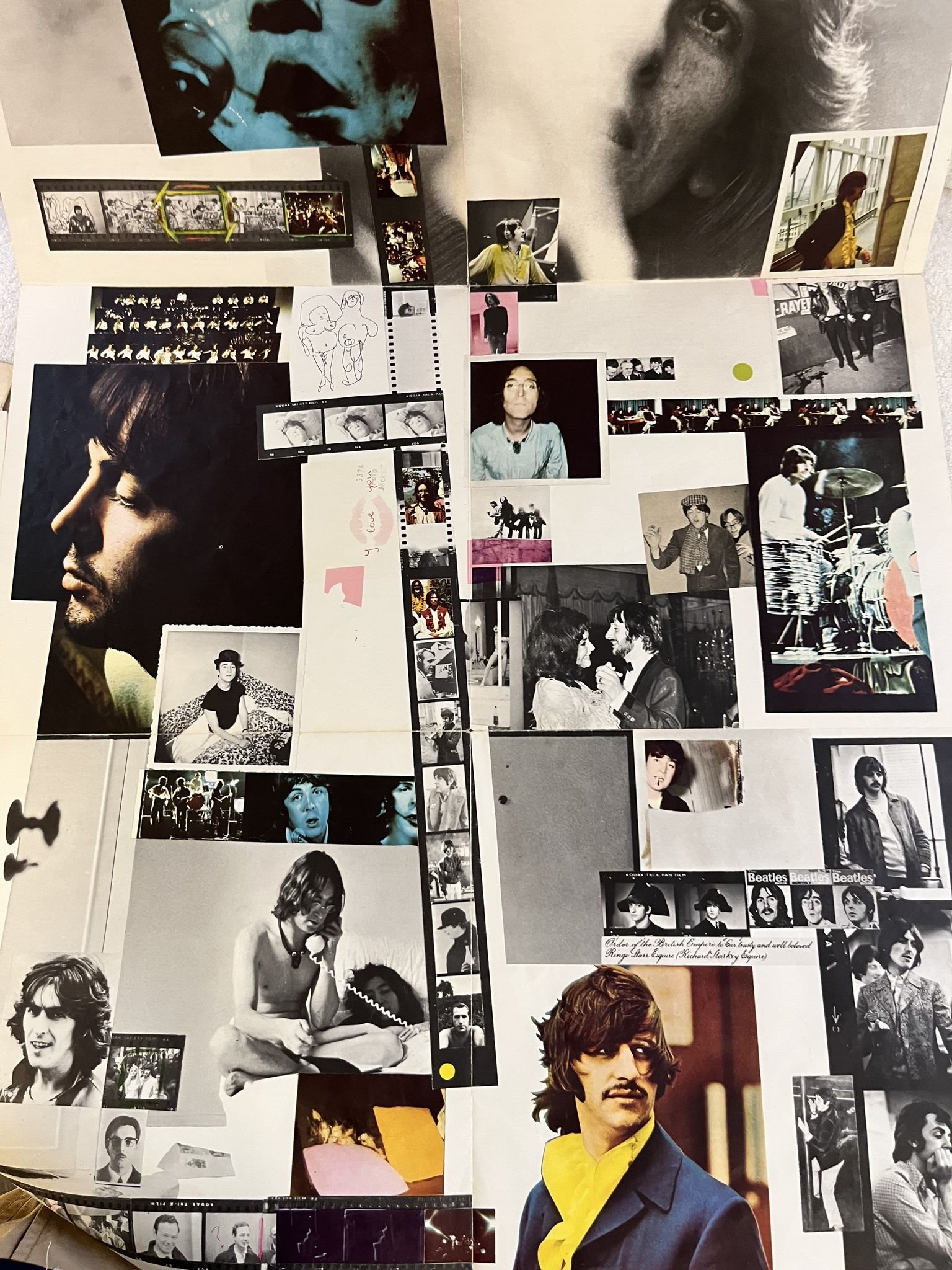 Omslagsbild för skivan THE BEATLES white album 2xLP -68 UK APPLE PCS 7067/8 ** Numbered #0251288 **