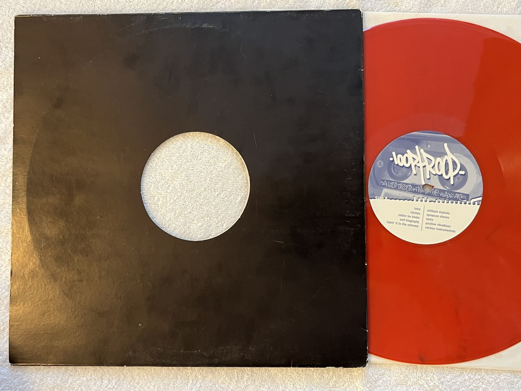 Omslagsbild för skivan LOOPTROOP From The Waxcabinet 12" -98 Swe FTW01 *** RED VINYL ***