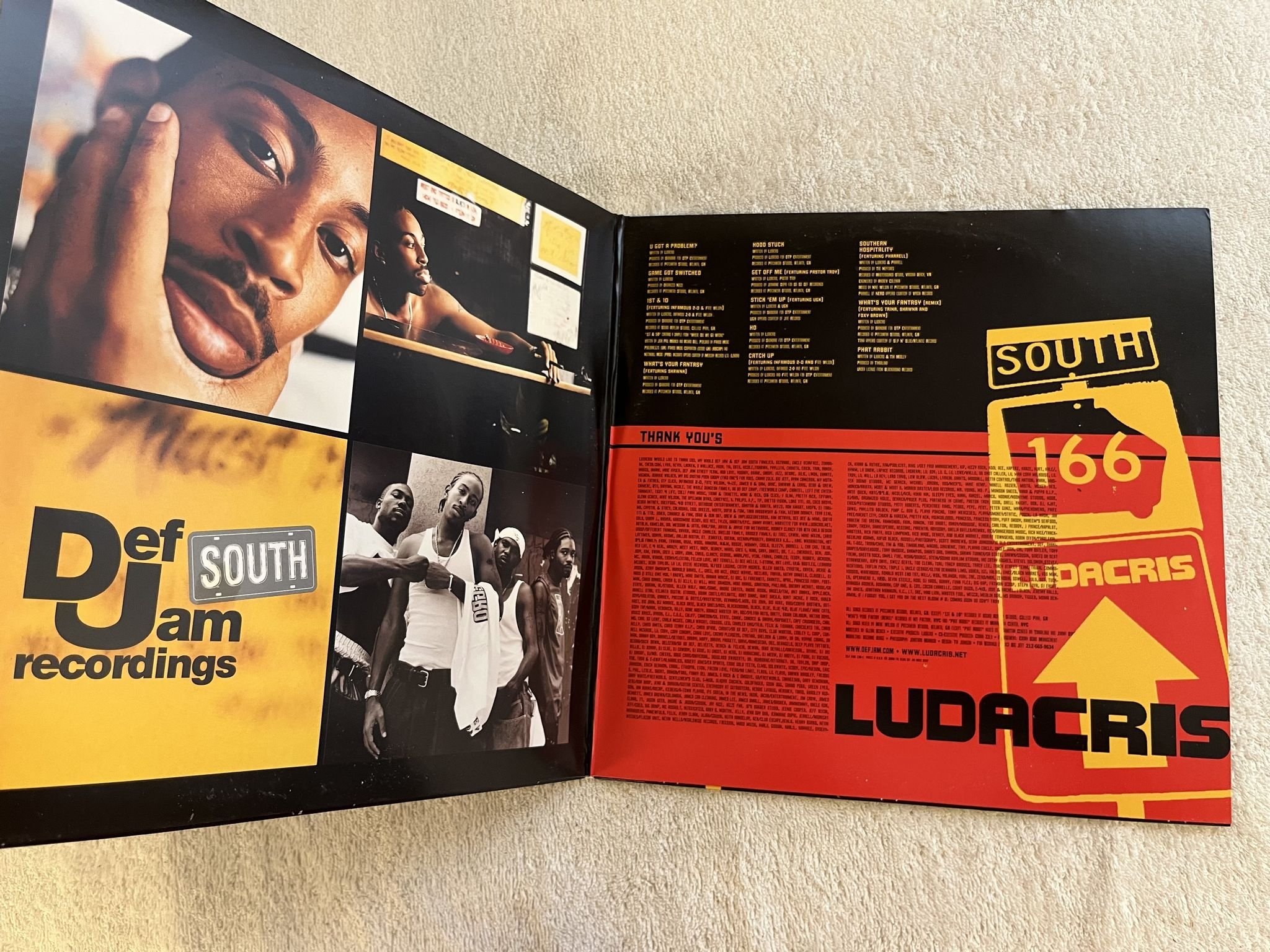 Omslagsbild för skivan LUDACRIS Back For The First Time 2xLP 2000 US DEF JAM SOUTH Southern Hospitality