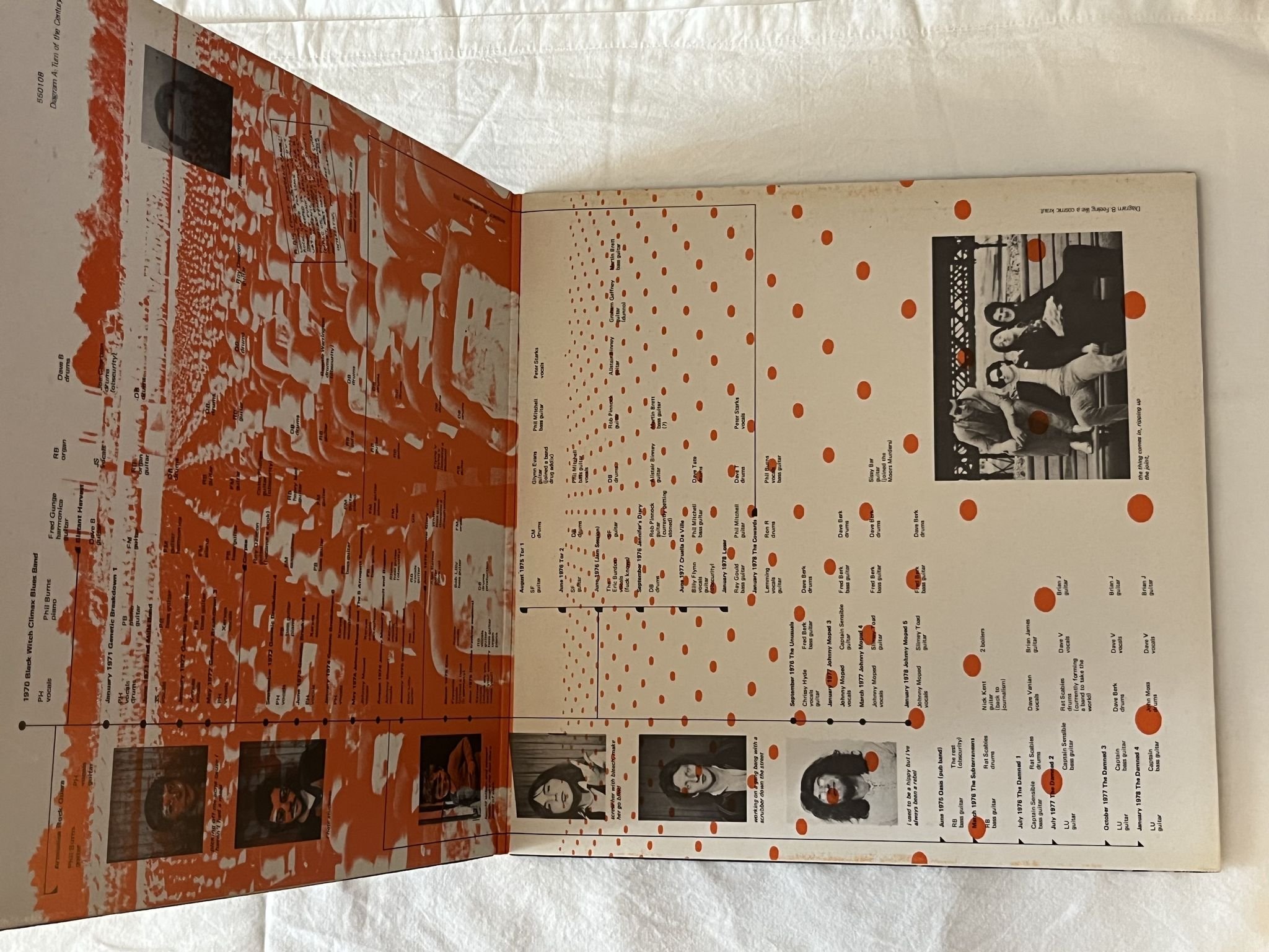 Omslagsbild för skivan JOHNNY MOPED cycledelic LP -78 Hol CHISWICK 55 0108 *** PUNK ROCK ***