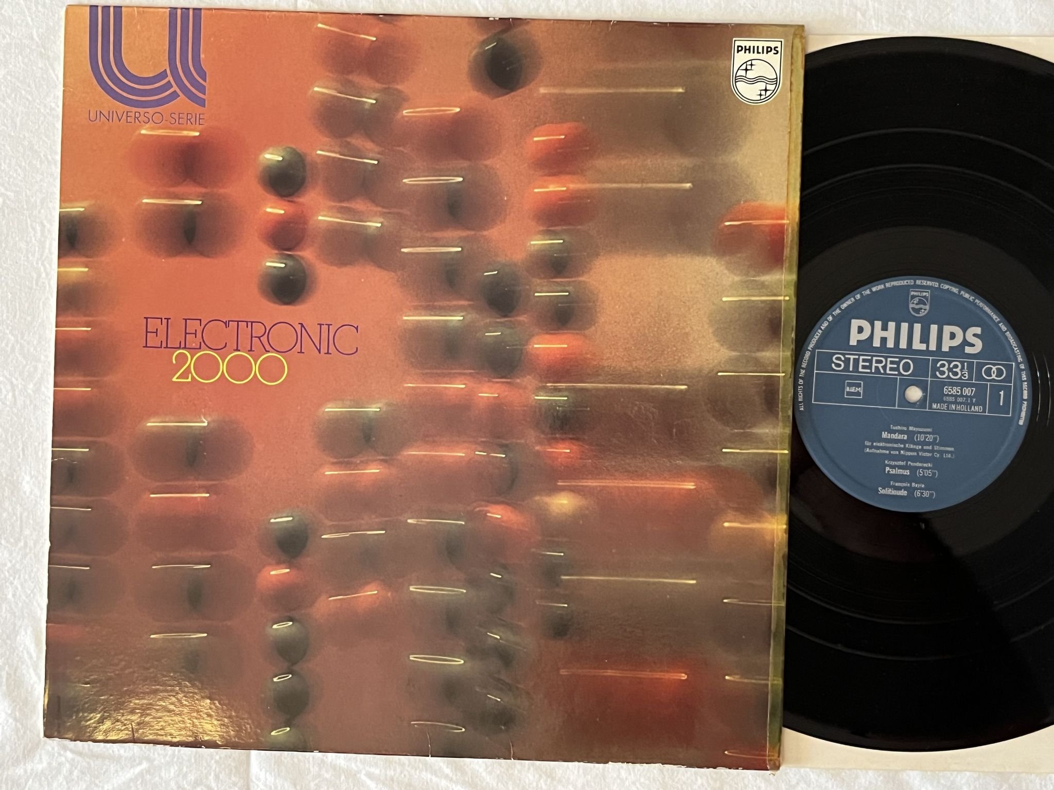 Omslagsbild för skivan V/A Electronic 2000 LP -71 Hol PHILIPS 6585007