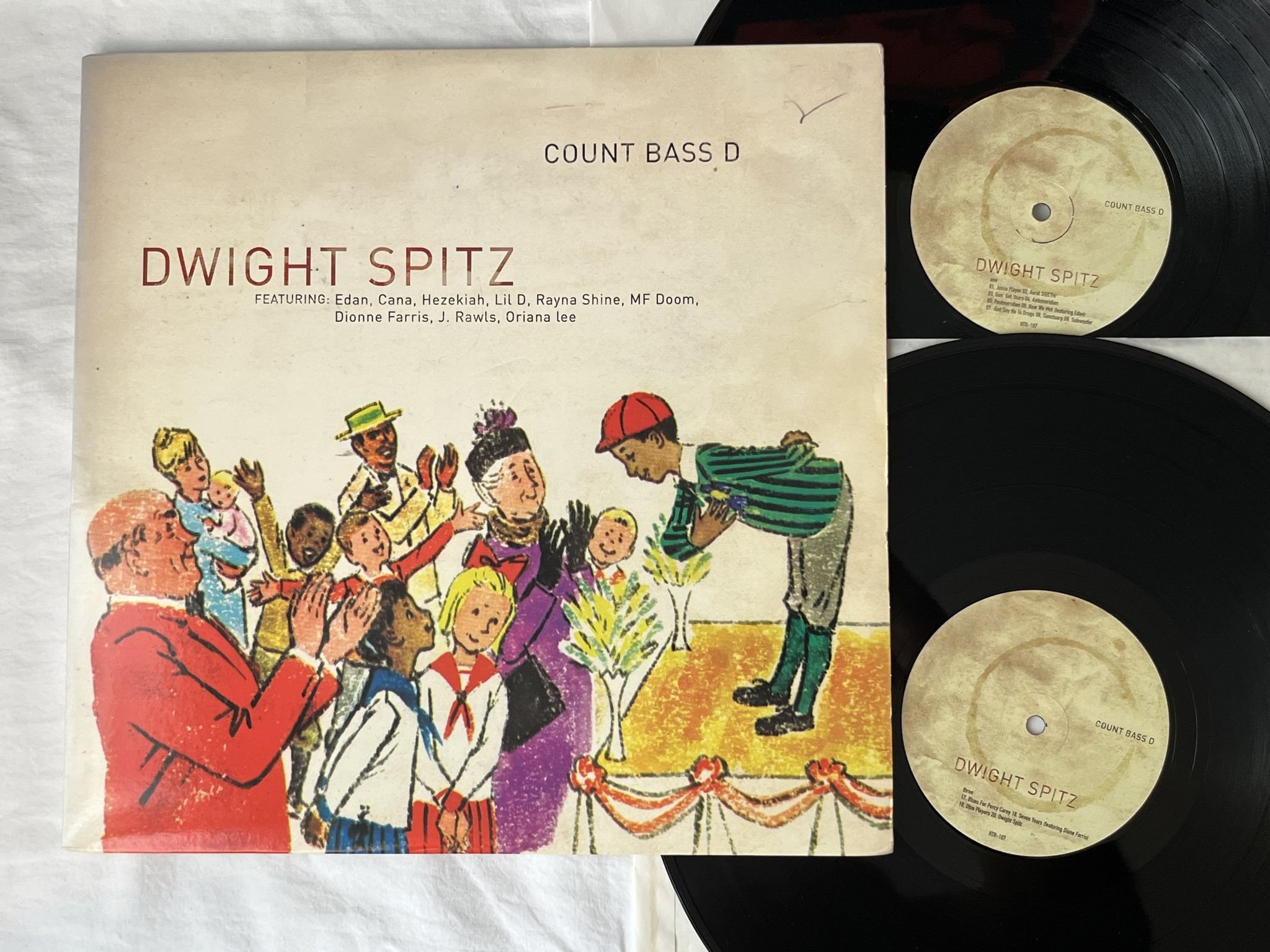 Omslagsbild för skivan COUNT BASS D dwight spitz 2xLP 2002 HIGH TIMES HTR 107 ** RARE HIP HOP ***