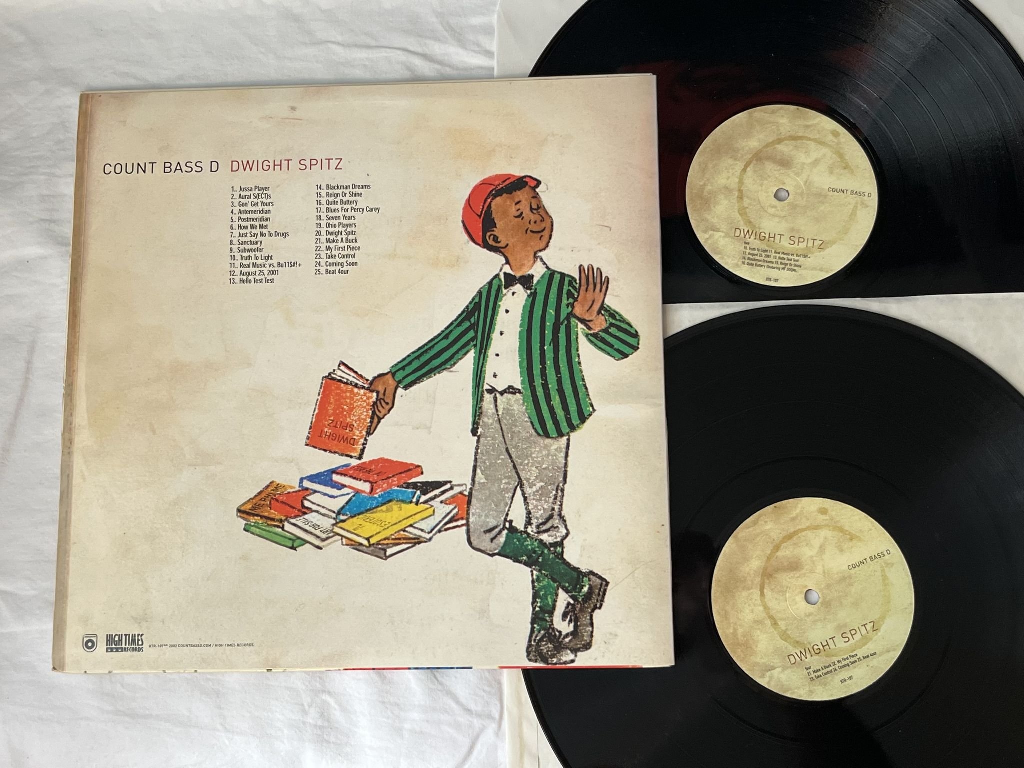 Omslagsbild för skivan COUNT BASS D dwight spitz 2xLP 2002 HIGH TIMES HTR 107 ** RARE HIP HOP ***