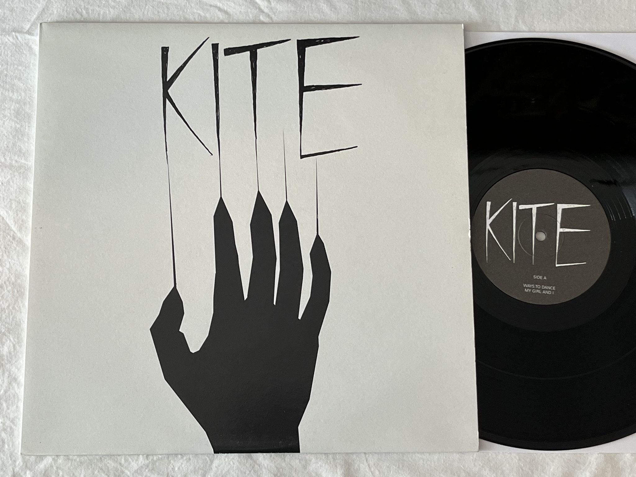 Omslagsbild för skivan KITE s/t 12" 2008 Swe LYCKAN 002 *** Very rare synth-pop ***