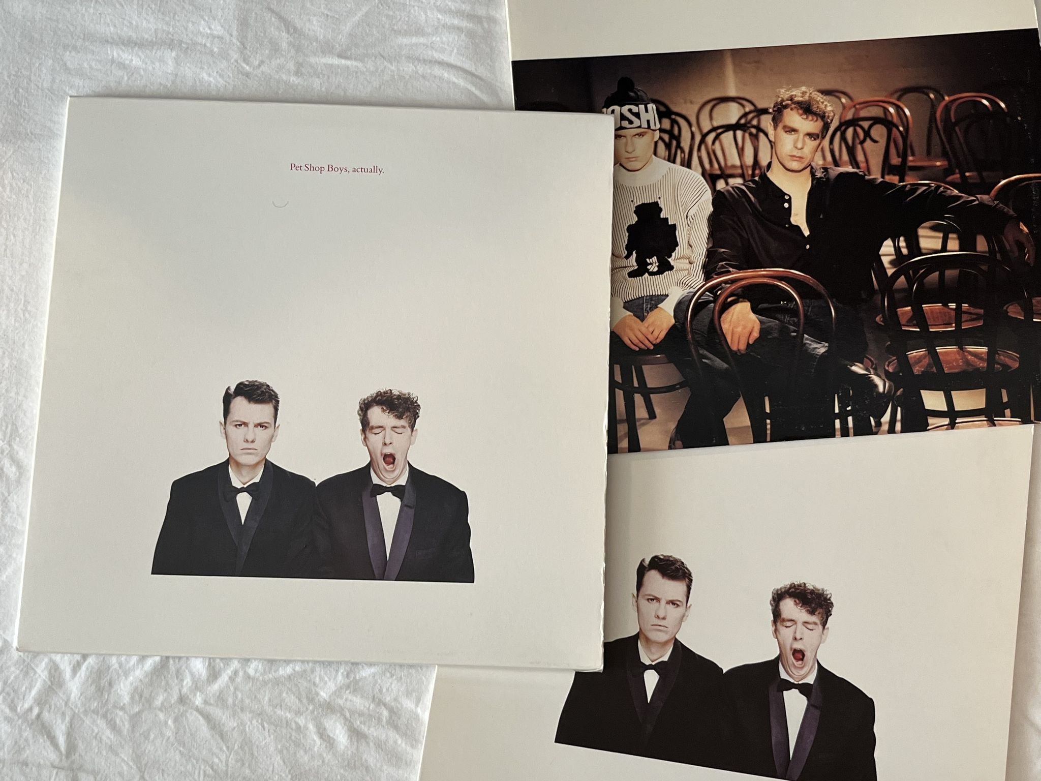 Omslagsbild för skivan PET SHOP BOYS Actually / Always On My Mind LP + 12" US -88 E1-90263