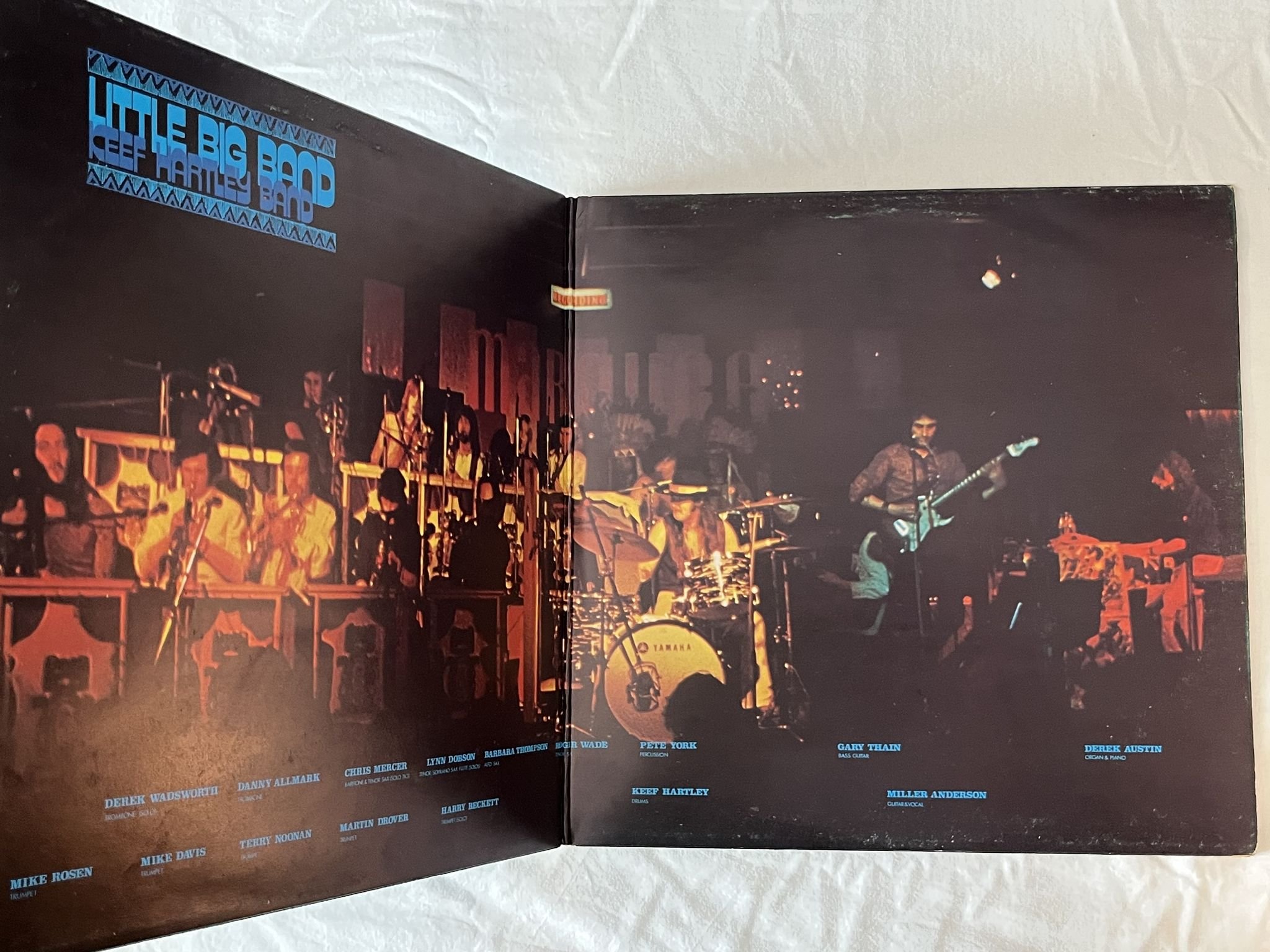 Omslagsbild för skivan KEEF HARTLEY BAND Little Big Band LP -71 UK DERAM SDL 4