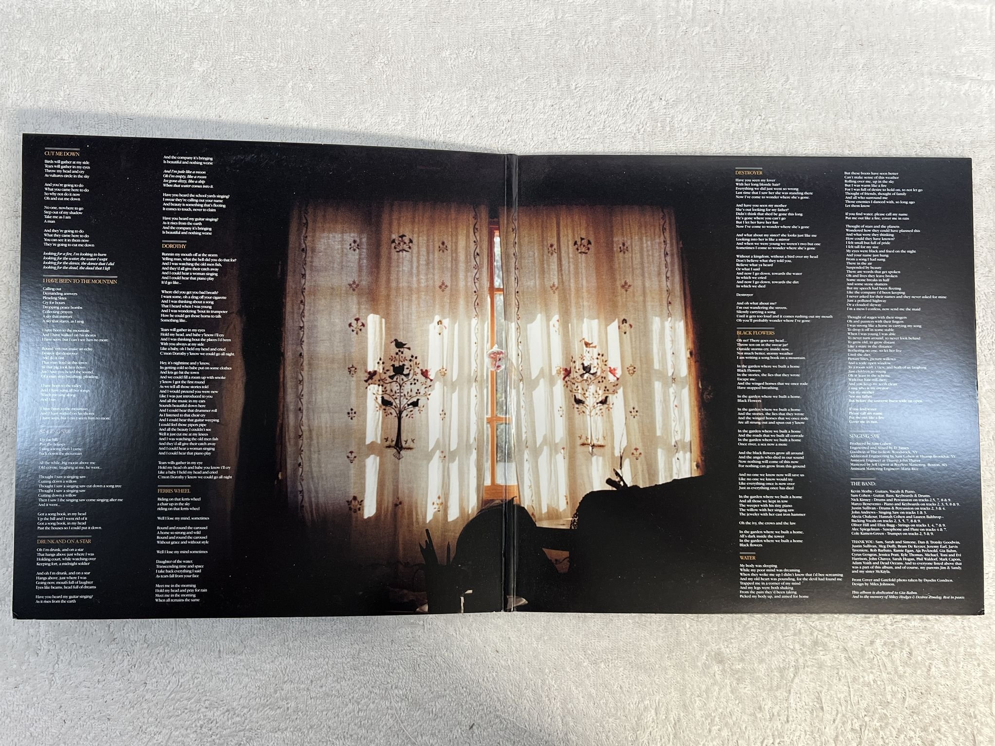 Omslagsbild för skivan KEVIN MORBY Singing Saw LP 2016 DEAD OCEANS DOC111