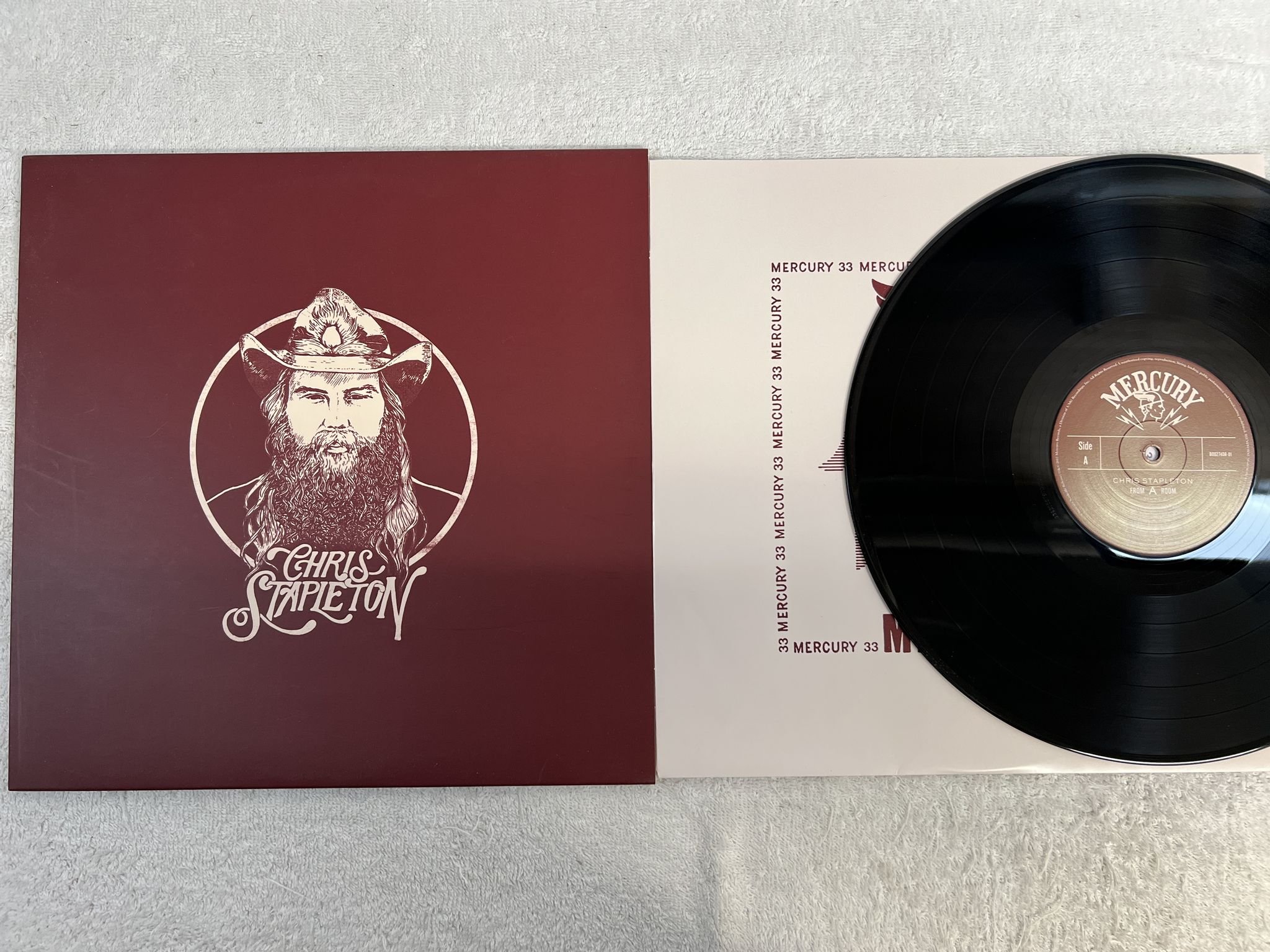 Omslagsbild för skivan CHRIS STAPLETON From A Room: Volume 2 LP 2017 MERCURY NASHVILLE B0027408-01