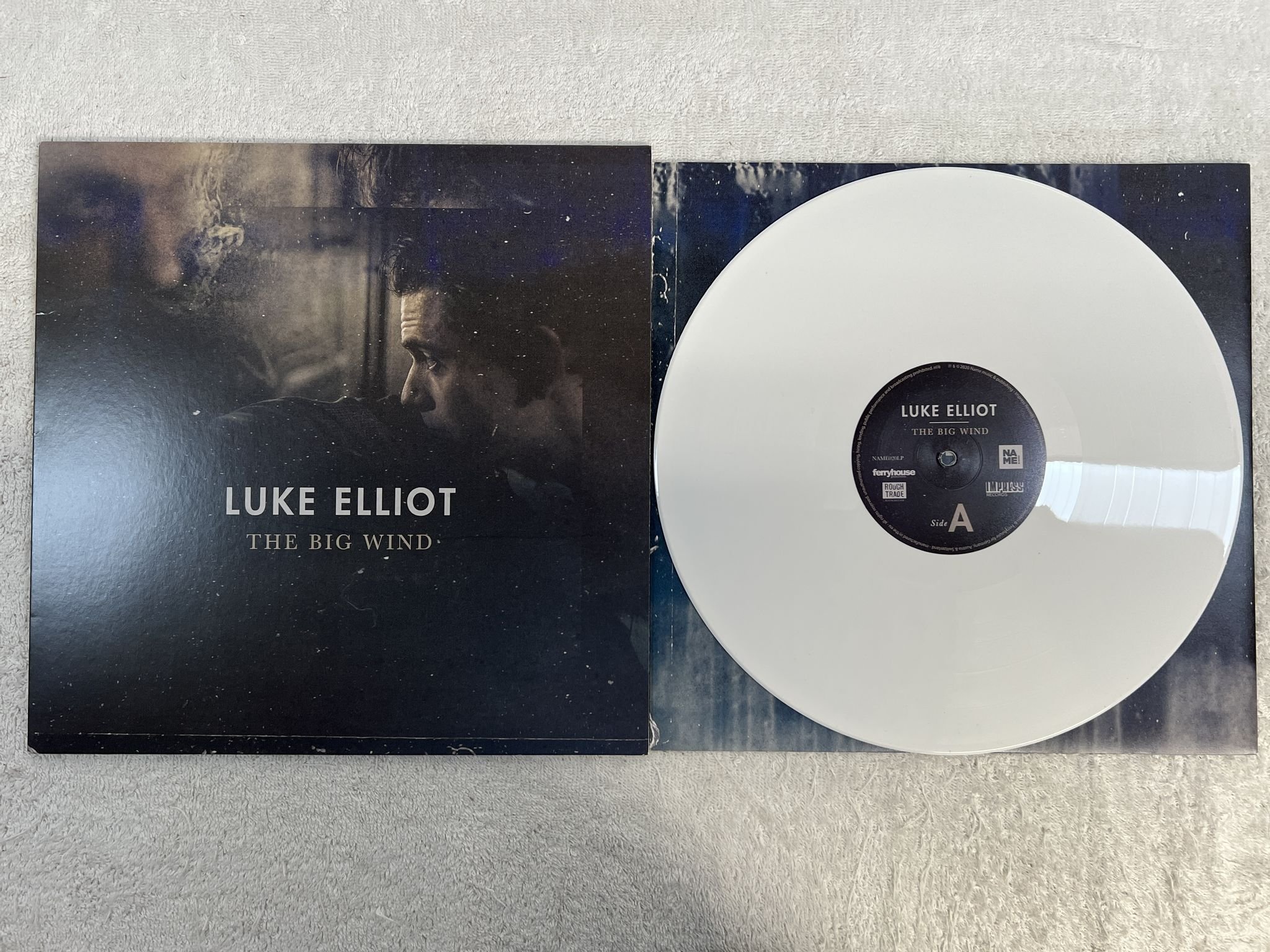 Omslagsbild för skivan LUKE ELLIOT The Big Wind LP 2020 NAME MUSIC NAME020LP
