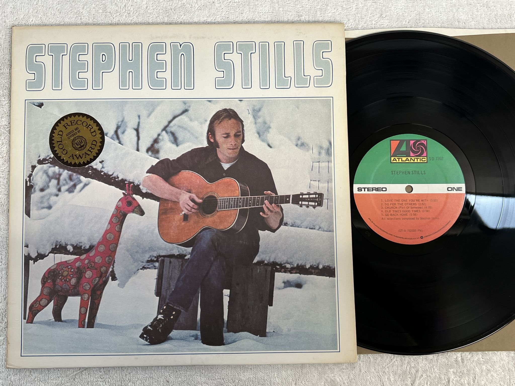 Omslagsbild för skivan STEPHEN STILLS s/t LP -70 US ATLANTIC SD 7202