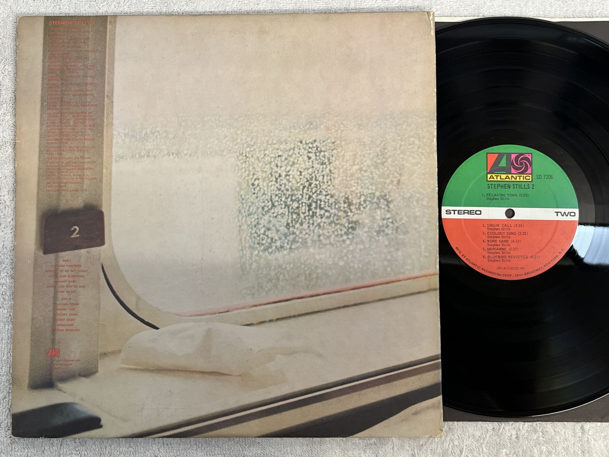 Omslagsbild för skivan STEPHEN STILLS 2 LP -71 US ATLANTIC SD 7206
