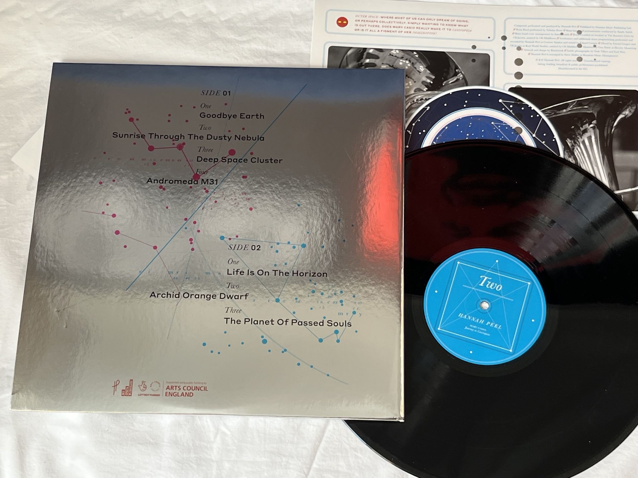 Omslagsbild för skivan HANNAH PEEL Mary Casio: Journey To Cassiopeia LP 2017 UK MY OWN PLEASURE MOP08V