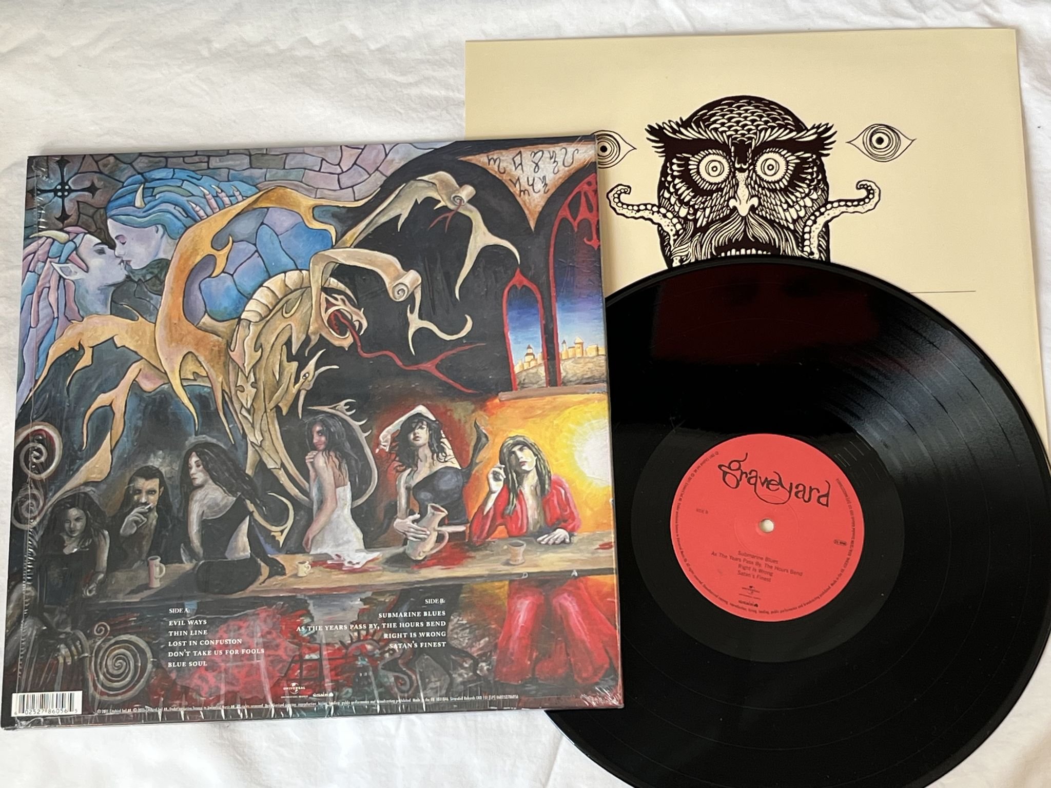 Omslagsbild för skivan GRAVEYARD s/t LP 2011 UNIVERSAL 060252786056 *** HARD ROCK ***