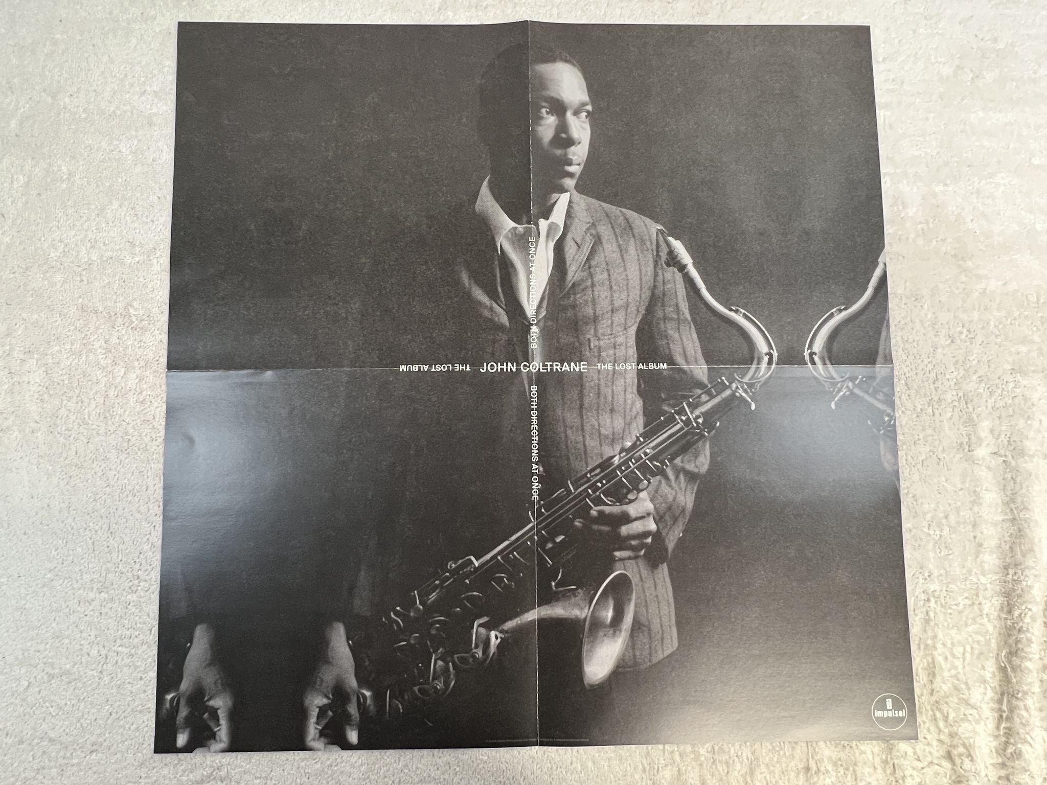 Omslagsbild för skivan JOHN COLTRANE Both Directions At Once LP 2018 impulse! 00602567493006