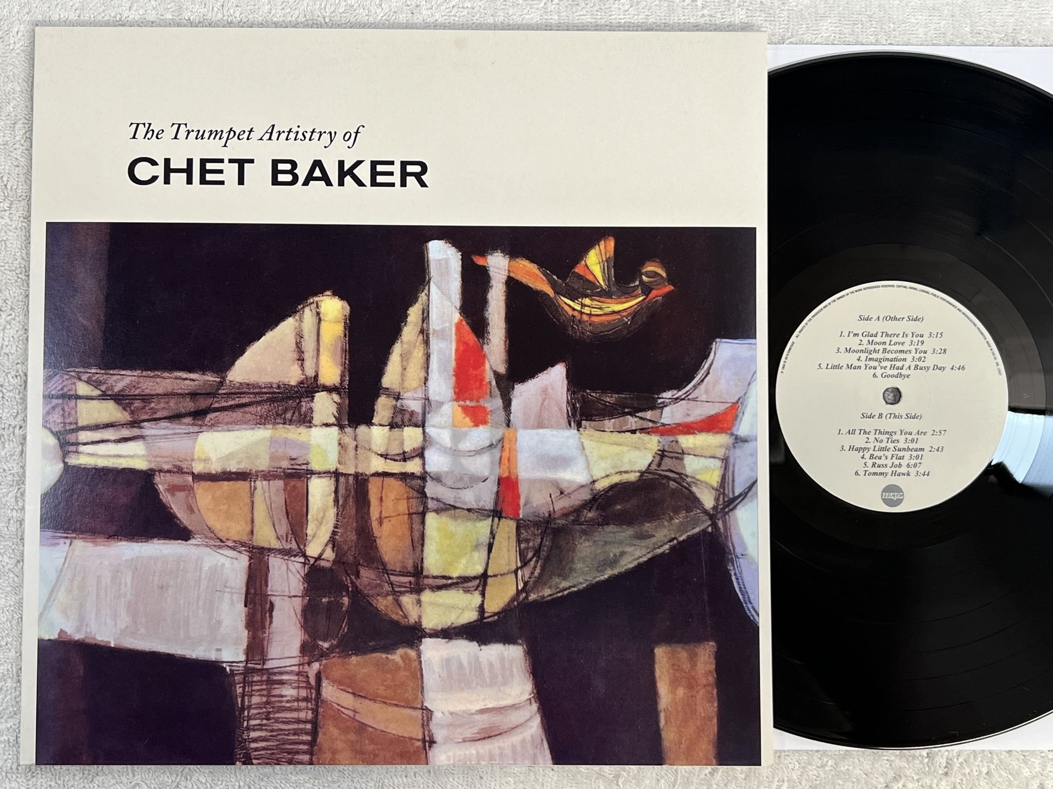 Omslagsbild för skivan CHET BAKER The Trumpet Artistry Of LP 2019 EMITAGE VNL12507