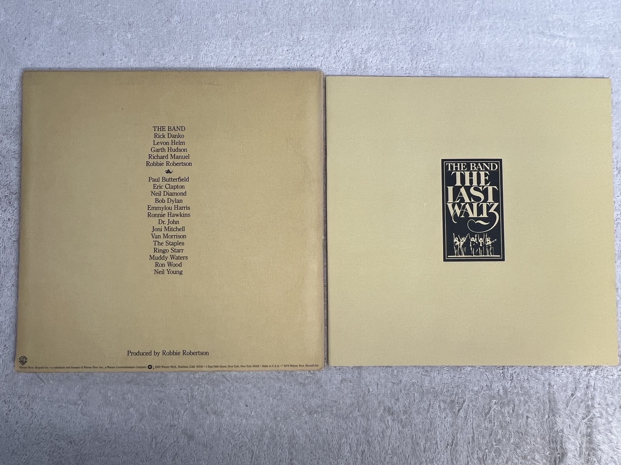 Omslagsbild för skivan THE BAND the last waltz 3xLP -78 US WARNER BROS 3WS 3146