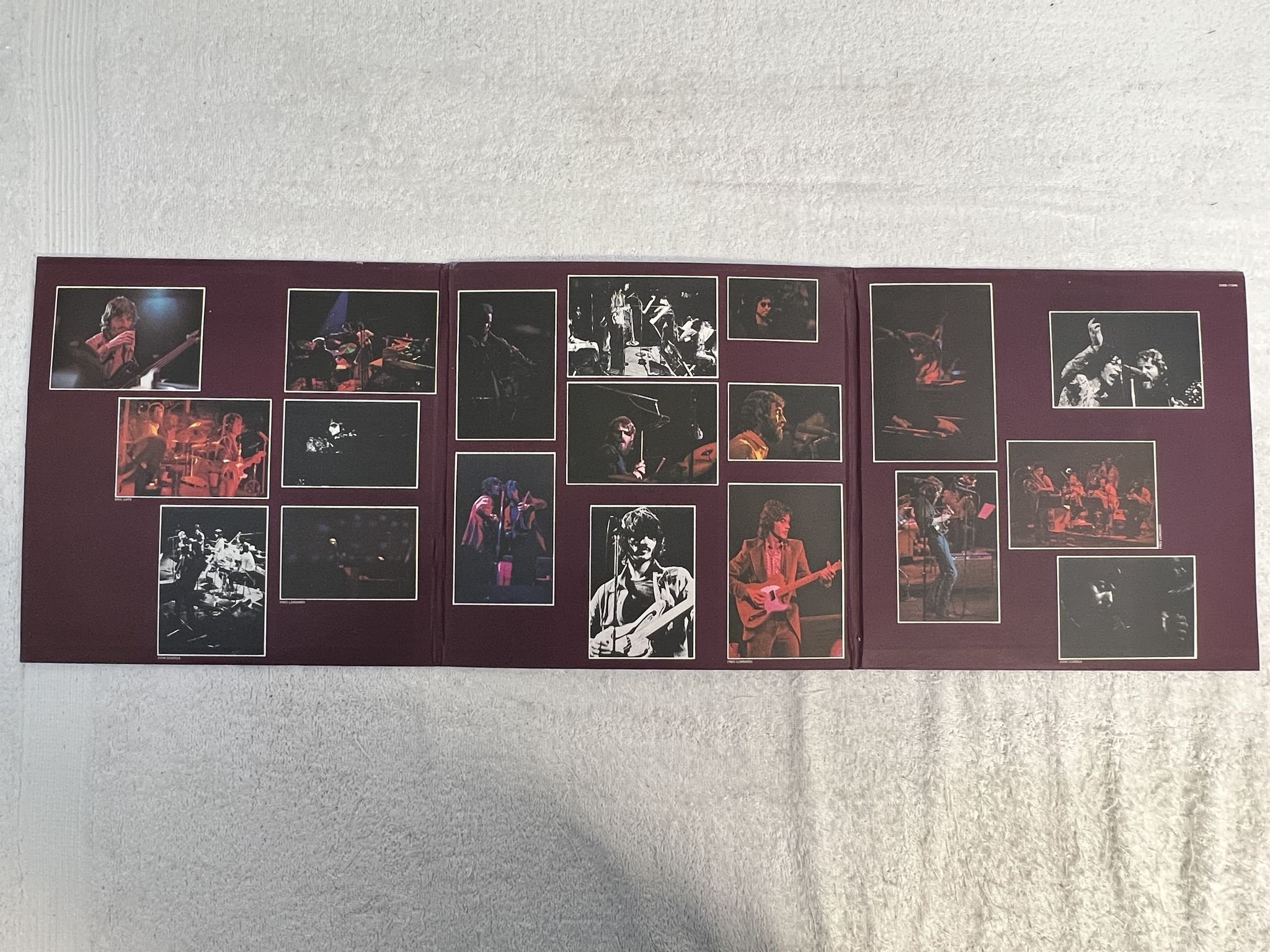 Omslagsbild för skivan THE BAND Rock Of Ages 2xLP -72 US CAPITOL SABB-11045