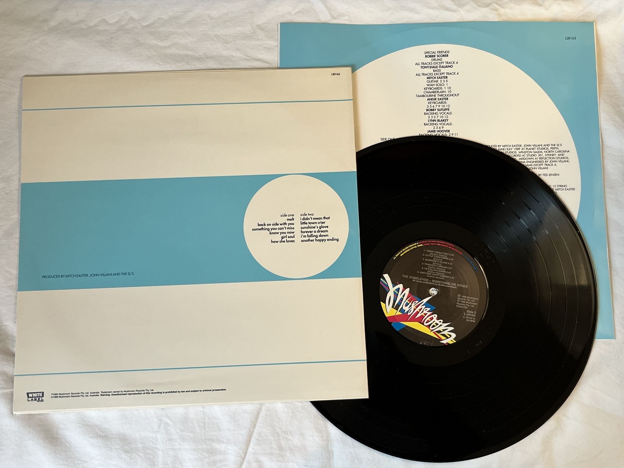 Omslagsbild för skivan THE SOMELOVES something or other LP -89 ncb WHITE LABEL L30163
