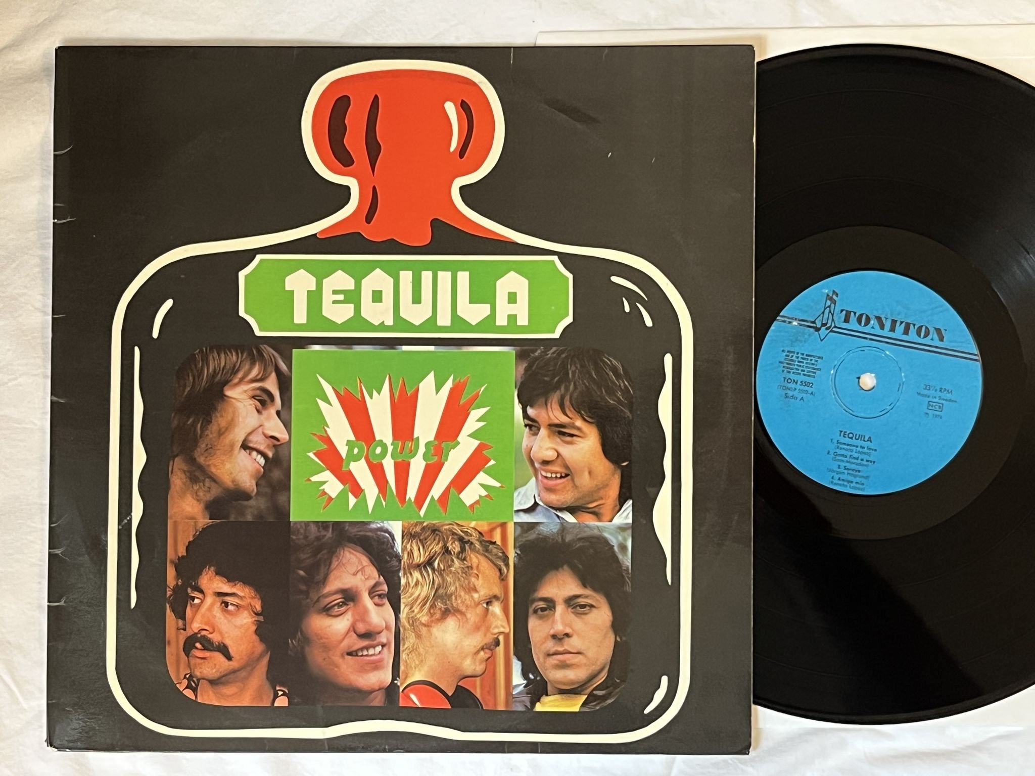 Omslagsbild för skivan TEQUILA power LP -74 Swe TONITON TON 5502 *** LATIN JAZZ FUSION ***