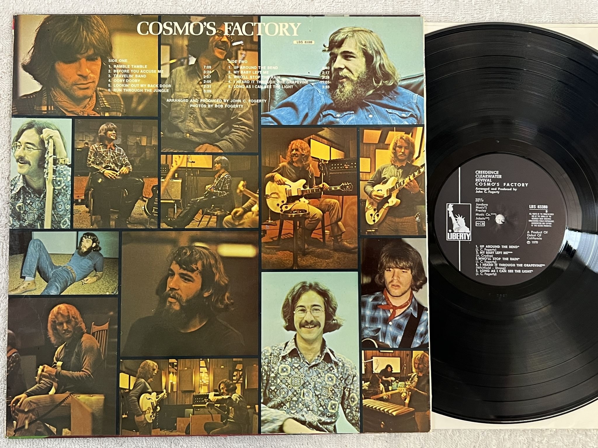 Omslagsbild för skivan CREEDENCE CLEARWATER REVIVAL cosmos factory LP -70 ncb LIBERTY LBS 83388