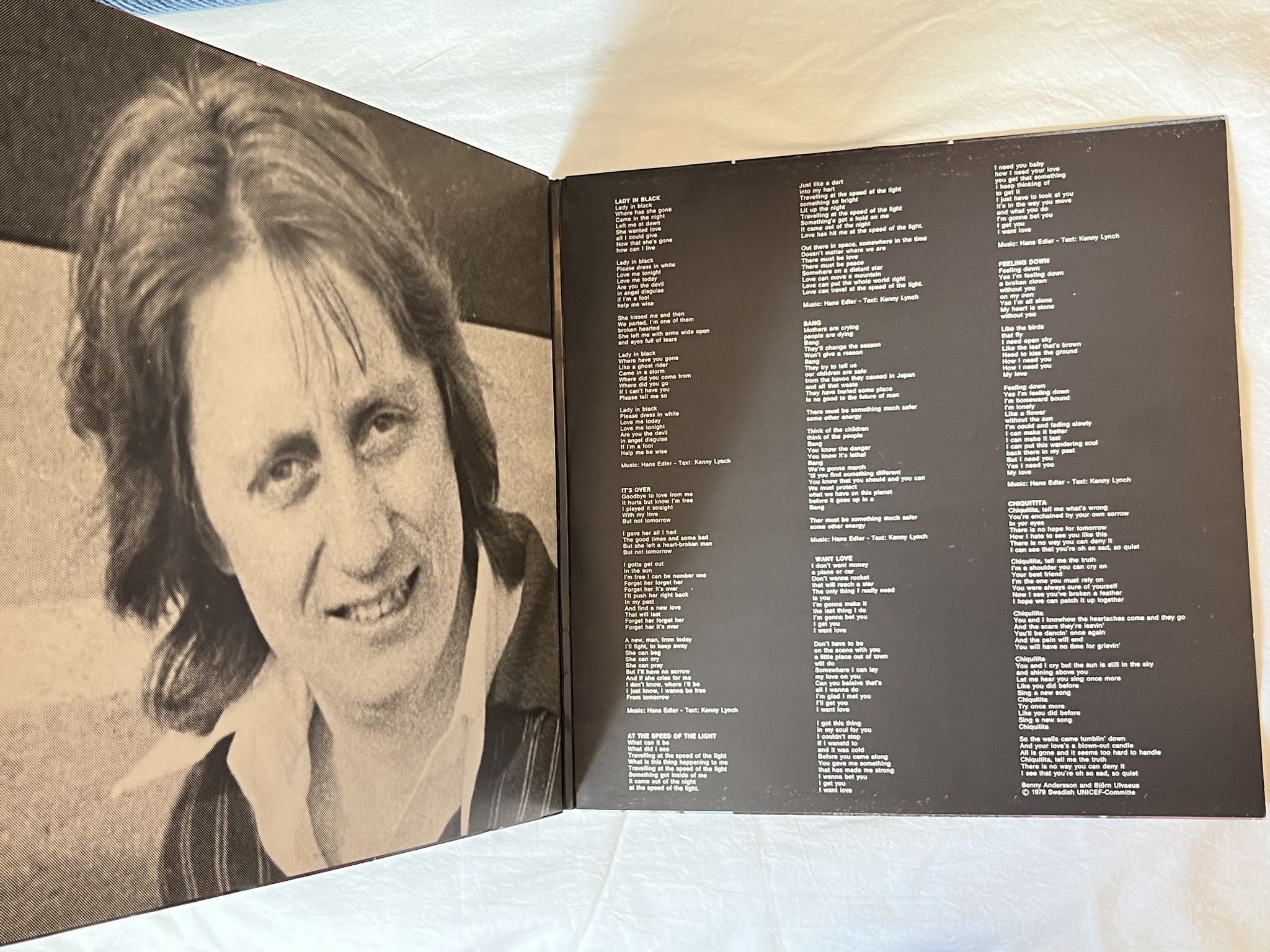 Omslagsbild för skivan HANS EDLER space vision LP -79 Swe EUROPE Er-Lp 101