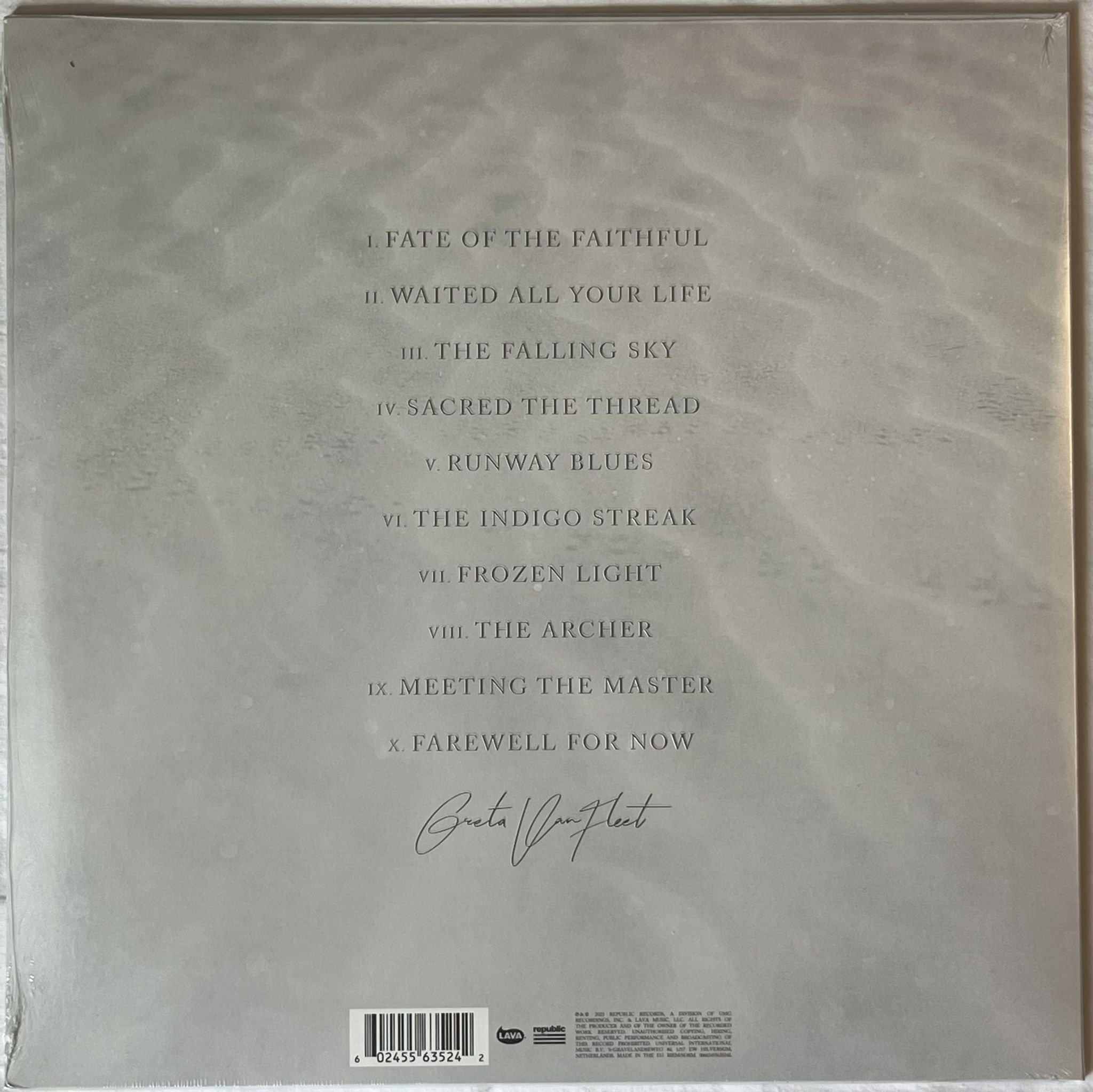 Omslagsbild för skivan GRETA VAN FLEET Starcatcher LP eu REPUBLIC 00602455635242 ** STILL SEALED **