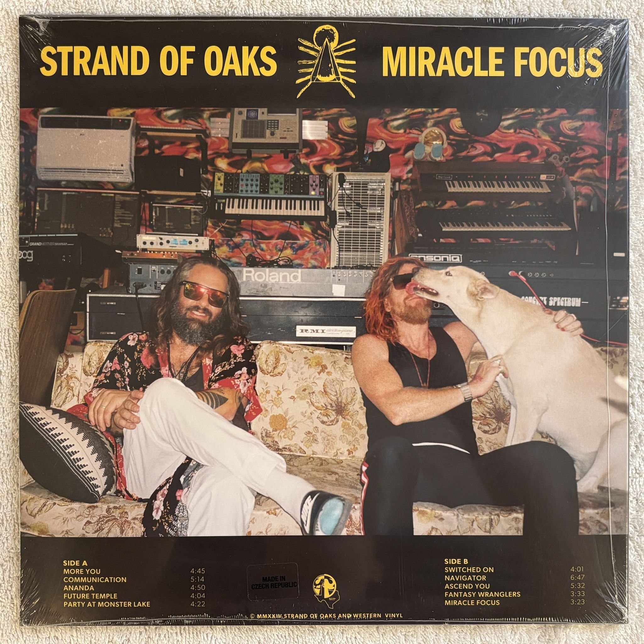 Omslagsbild för skivan STRAND OF OAKS miracle focus LP -2024 US Western Vinyl WV267