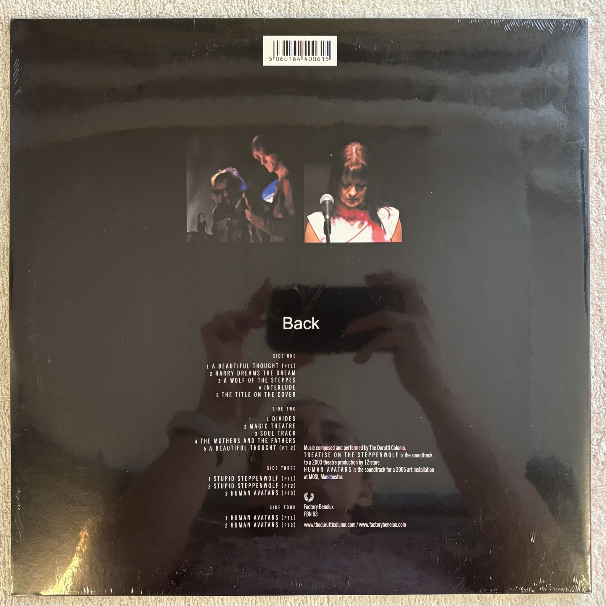 Omslagsbild för skivan THE DURUTTI COLUMN Treatise On The Step.... 2xLP -2023 UK Factory Benelux FBN 63