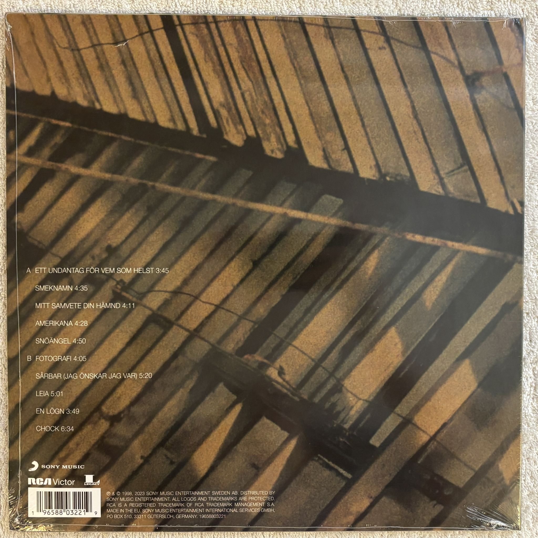 Omslagsbild för skivan PAUS paus LP -2023 SWE Sony Music – 19658803221