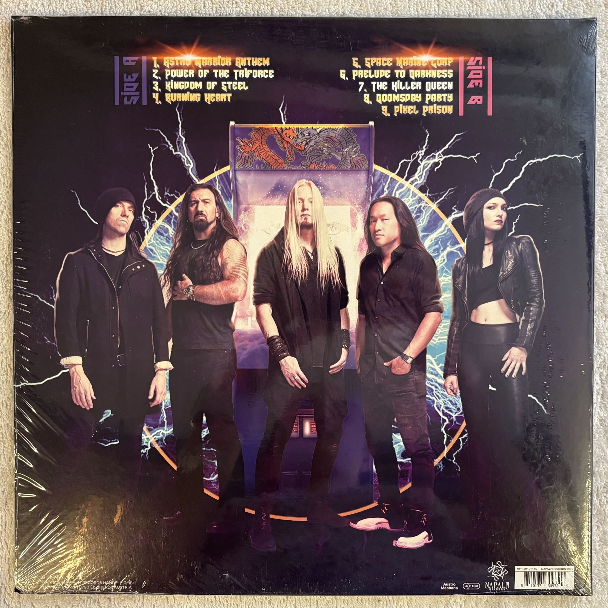 Omslagsbild för skivan DRAGONFORCE warp speed warriors LP -2024 Napalm Records – NPR1284VINYL-DELUXE