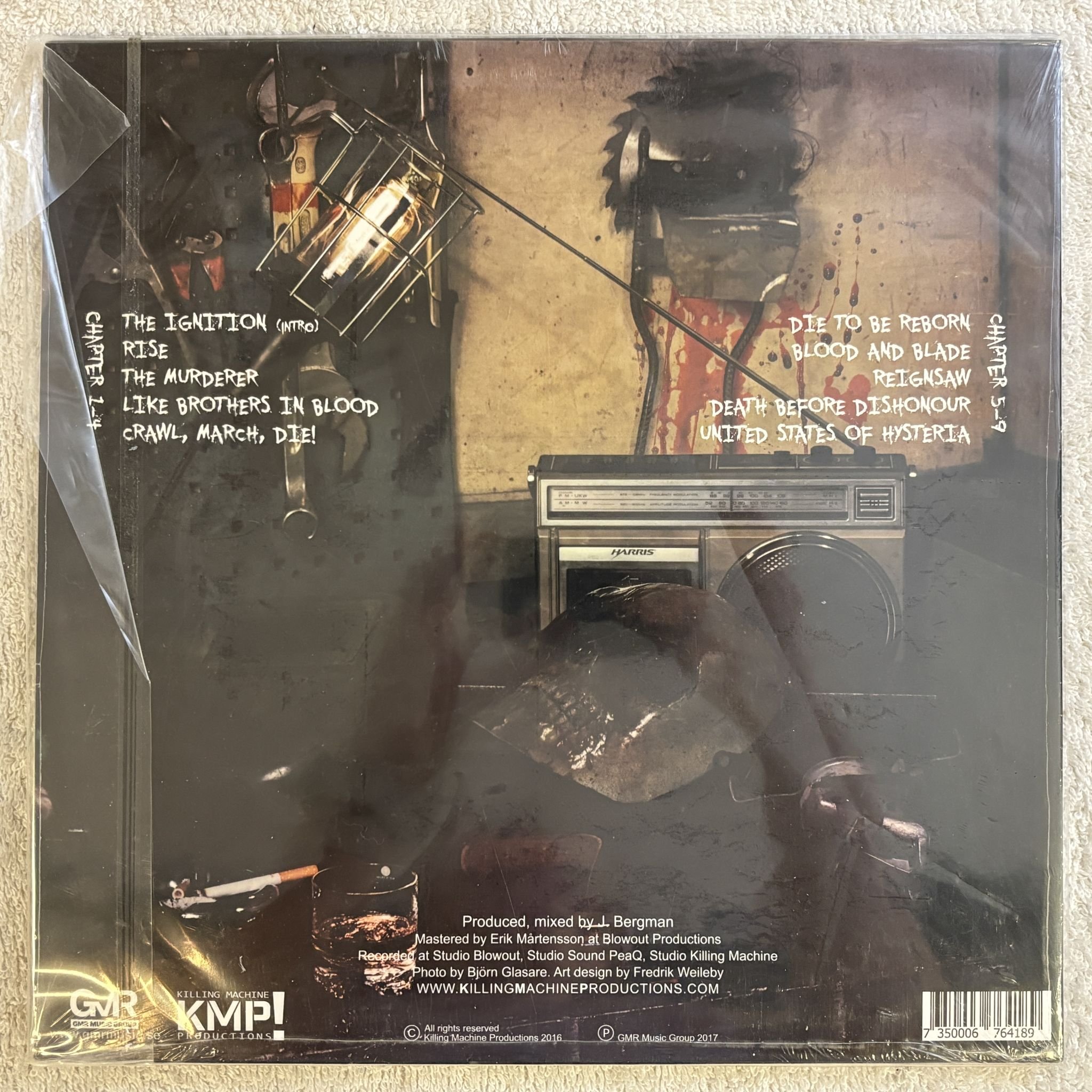 Omslagsbild för skivan REIGNSAW reignsaw LP- 2017 SWE GMR Music Group – GMRV1709