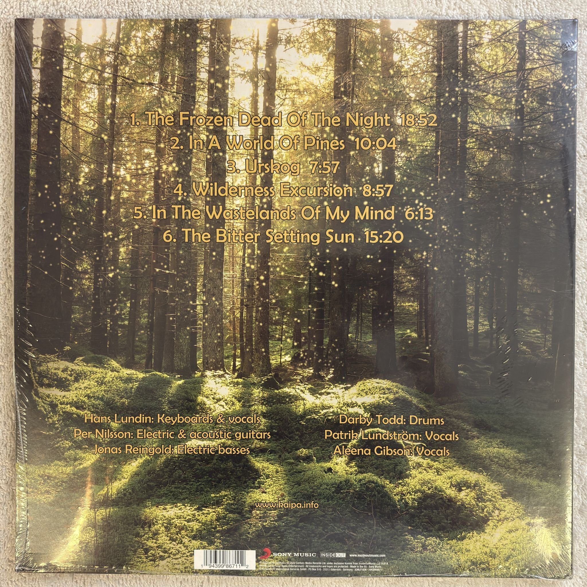 Omslagsbild för skivan KAIPA Urskog 2xLP -2022 Sony Music – 19439986711
