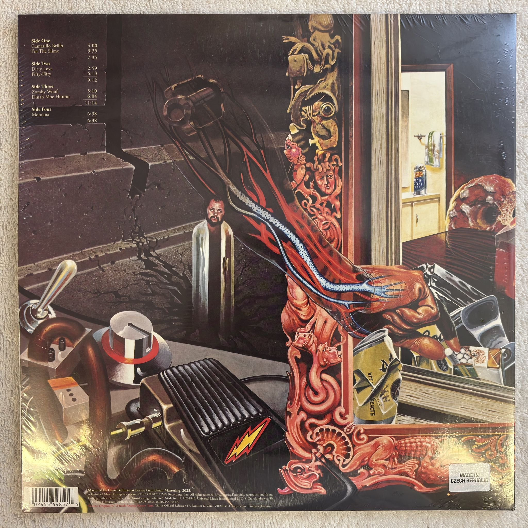 Omslagsbild för skivan FRANK ZAPPA – Over-Nite Sensation LP - 2023 ZR20044-1