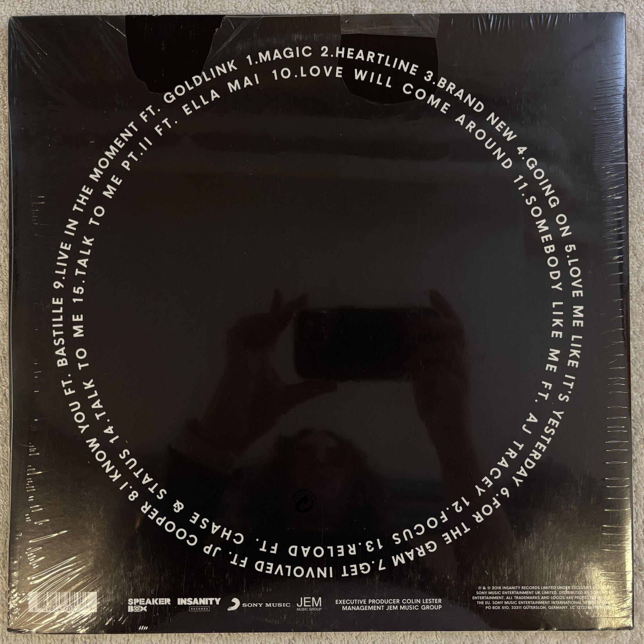 Omslagsbild för skivan CRAIG DAVID the time is now LP - 2018 88985470261