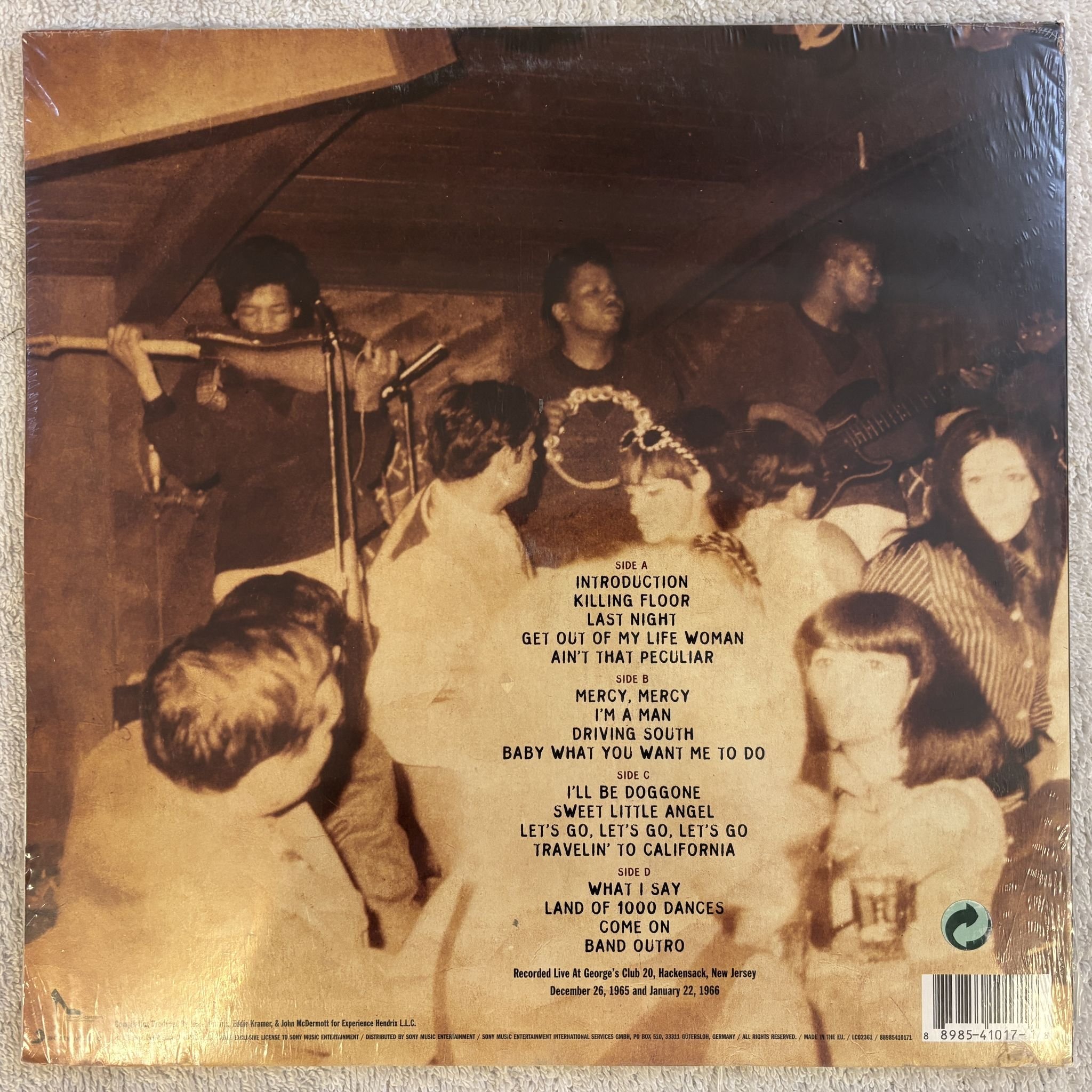 Omslagsbild för skivan CURTIS KNIGHT live at George's club 20 88985410171