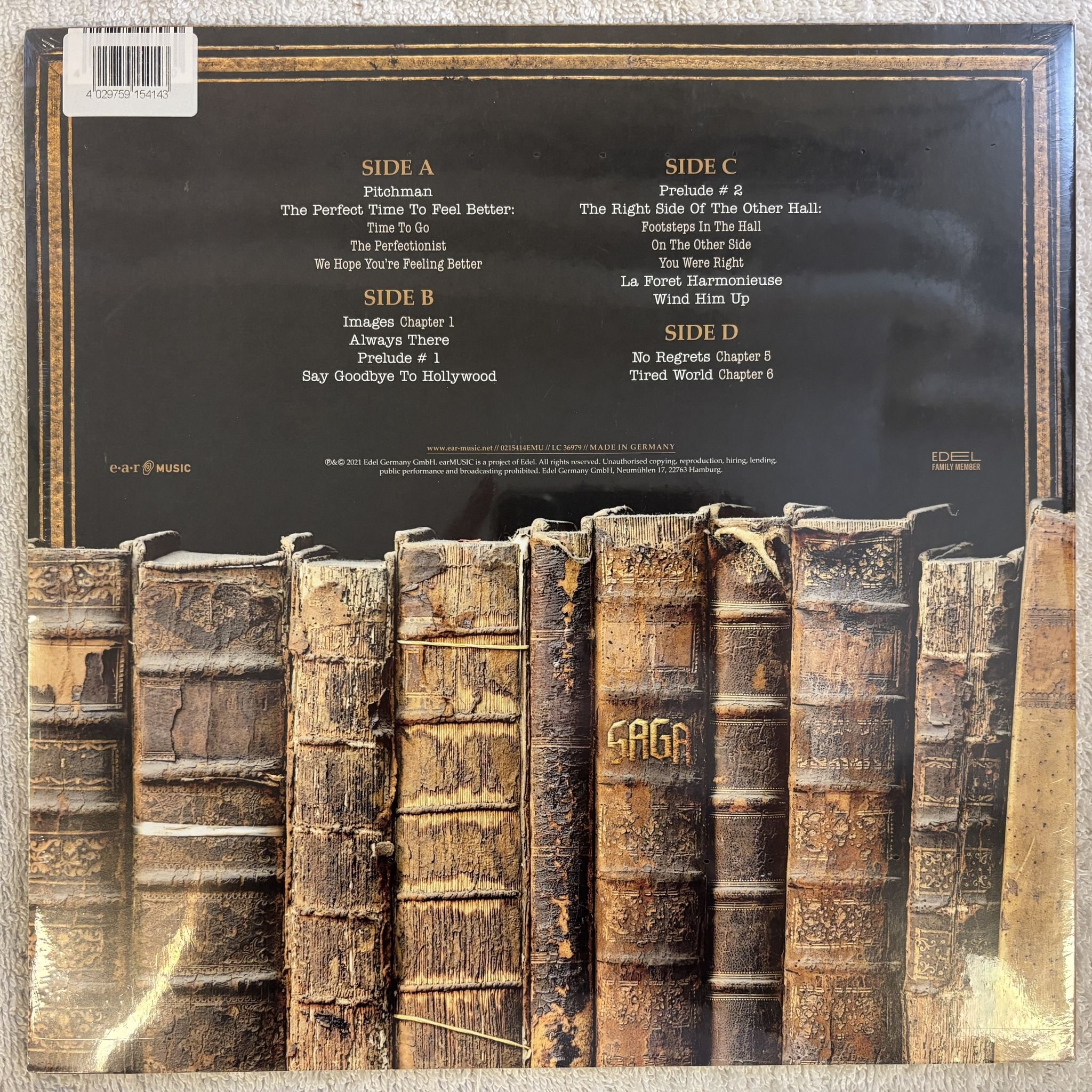 Omslagsbild för skivan SAGA Symmetry 2xLP- 2021 Ear Music 0215414EMU