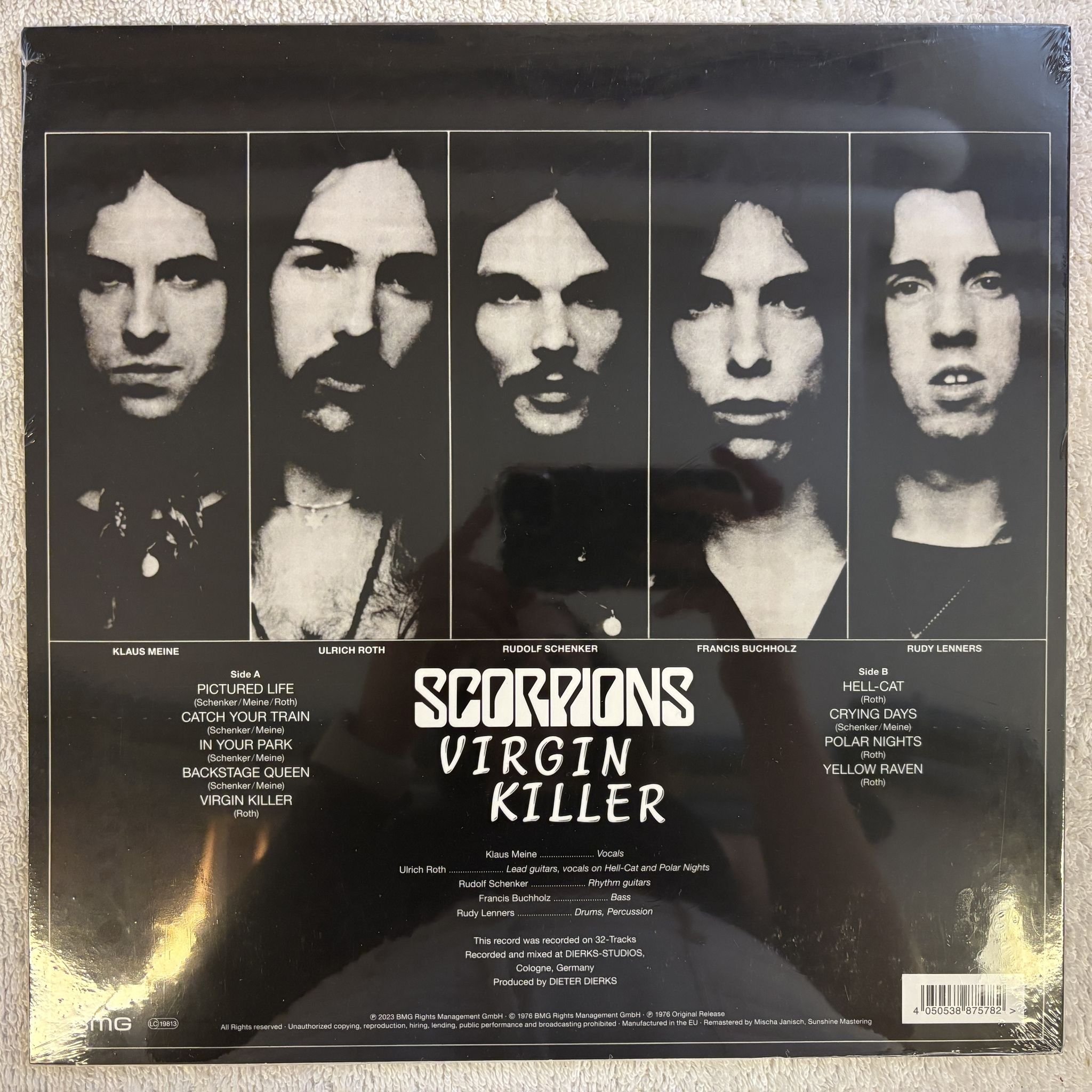 Omslagsbild för skivan SCORPIONS Virgin Killer LP- 2023 BMG – 538875781