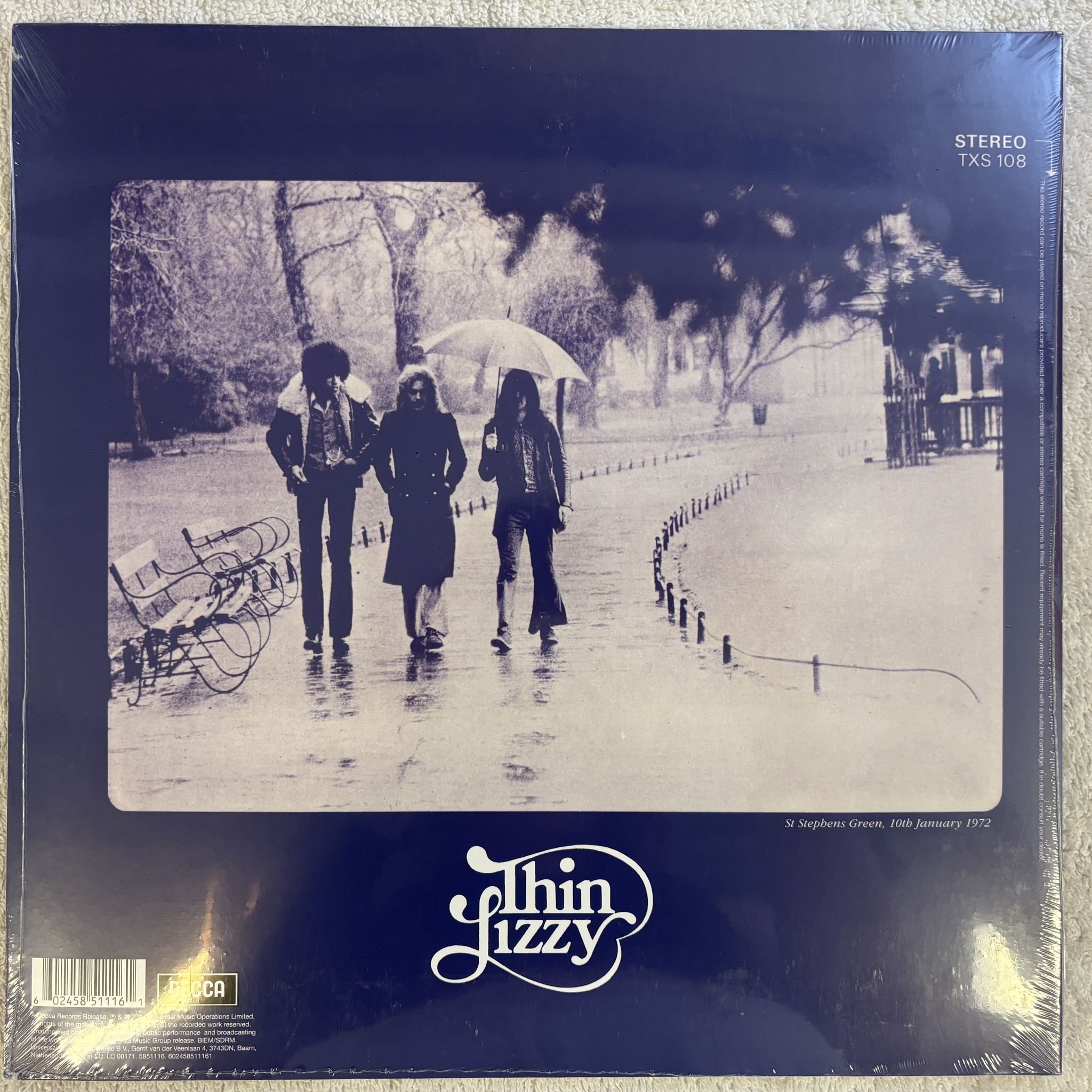 Omslagsbild för skivan THIN LIZZY Shades Of A Blue Orphanage LP- 2024 Decca – 5851116