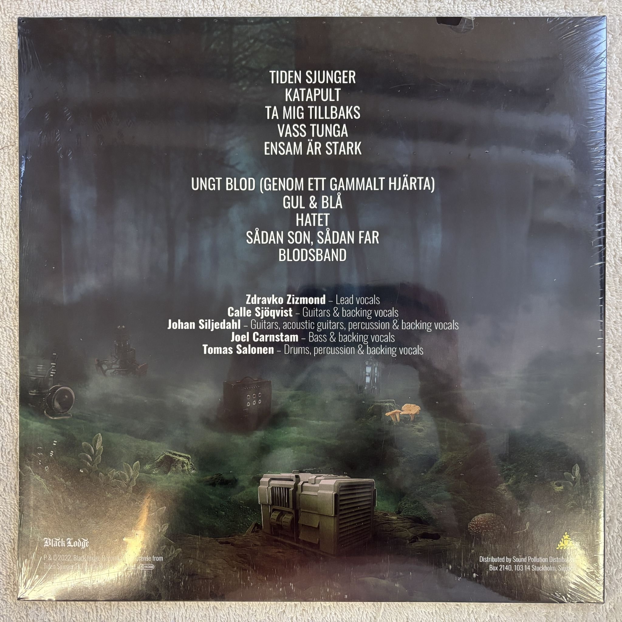 Omslagsbild för skivan STRÖM ström LP- 2022 Black Lodge Records – BLOD168LP02