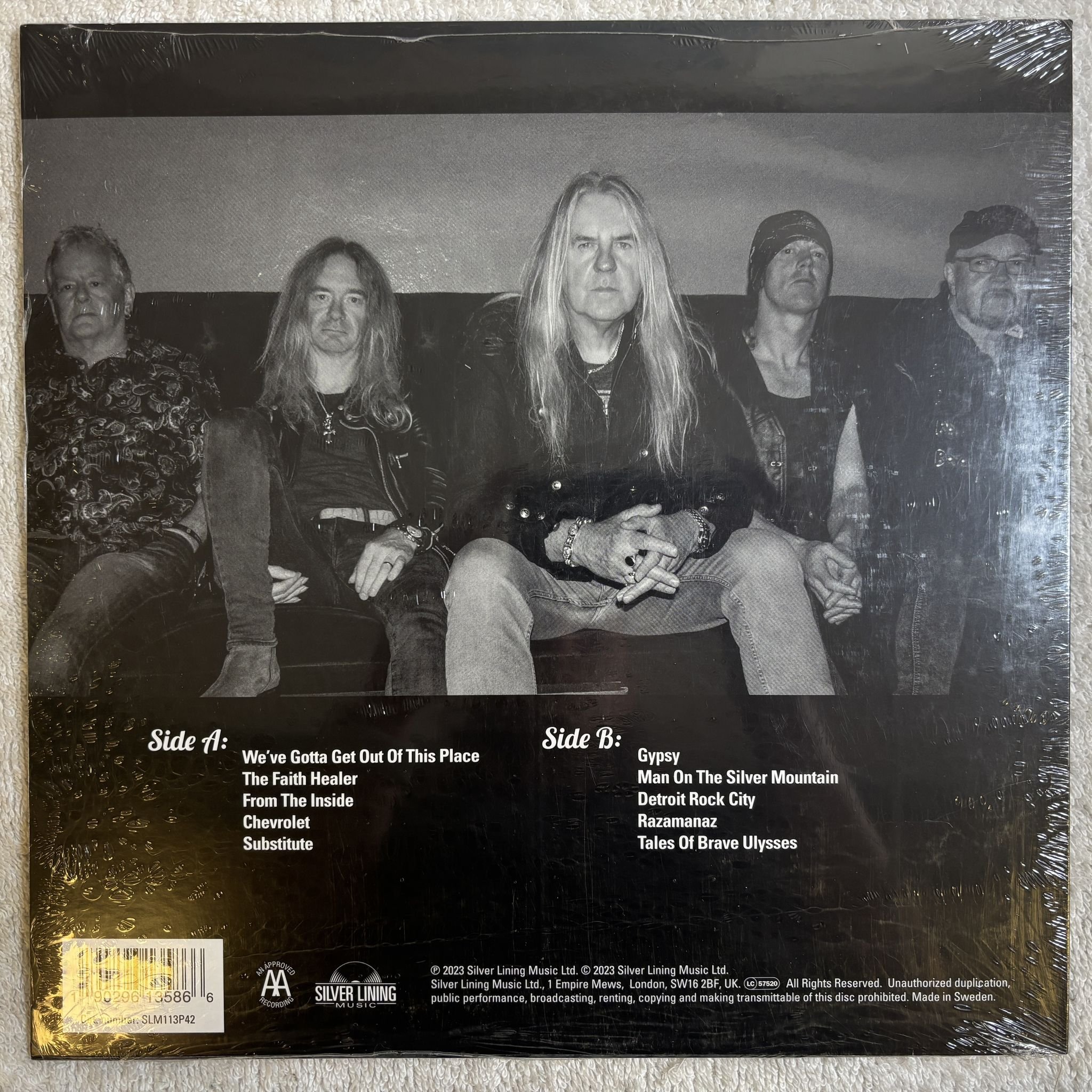 Omslagsbild för skivan SAXON More Inspirations LP- 2023 Silver Lining Music SLM113P42