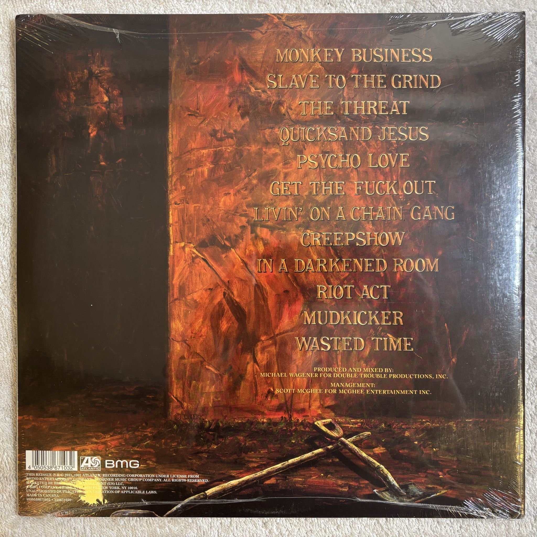 Omslagsbild för skivan SKID ROW Slave To The Grind LP- 2021 Atlantic 4050538671032