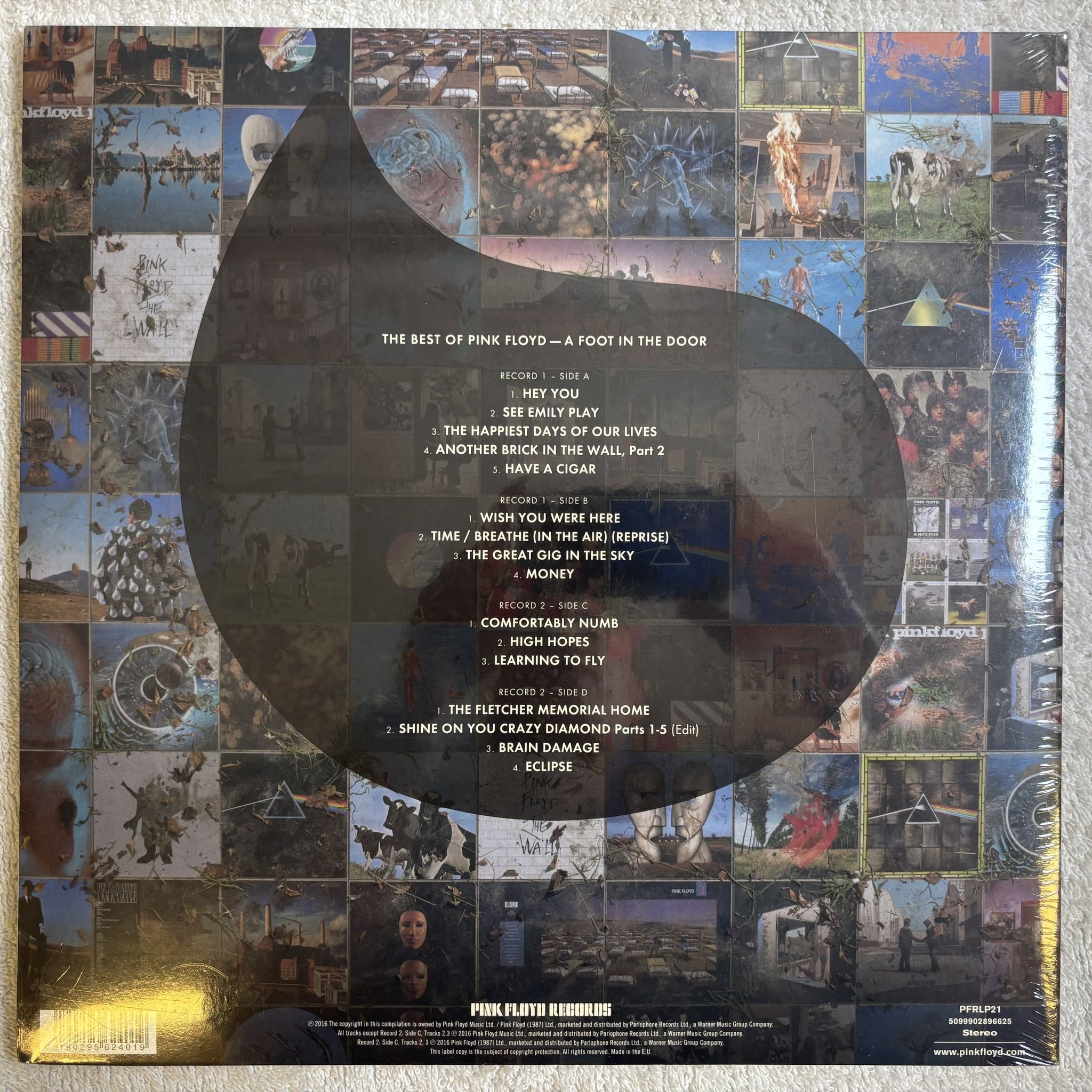 Omslagsbild för skivan PINK FLOYD A Foot In The Door 2xLP- 2016 Pink Floyd Records PFRLP21