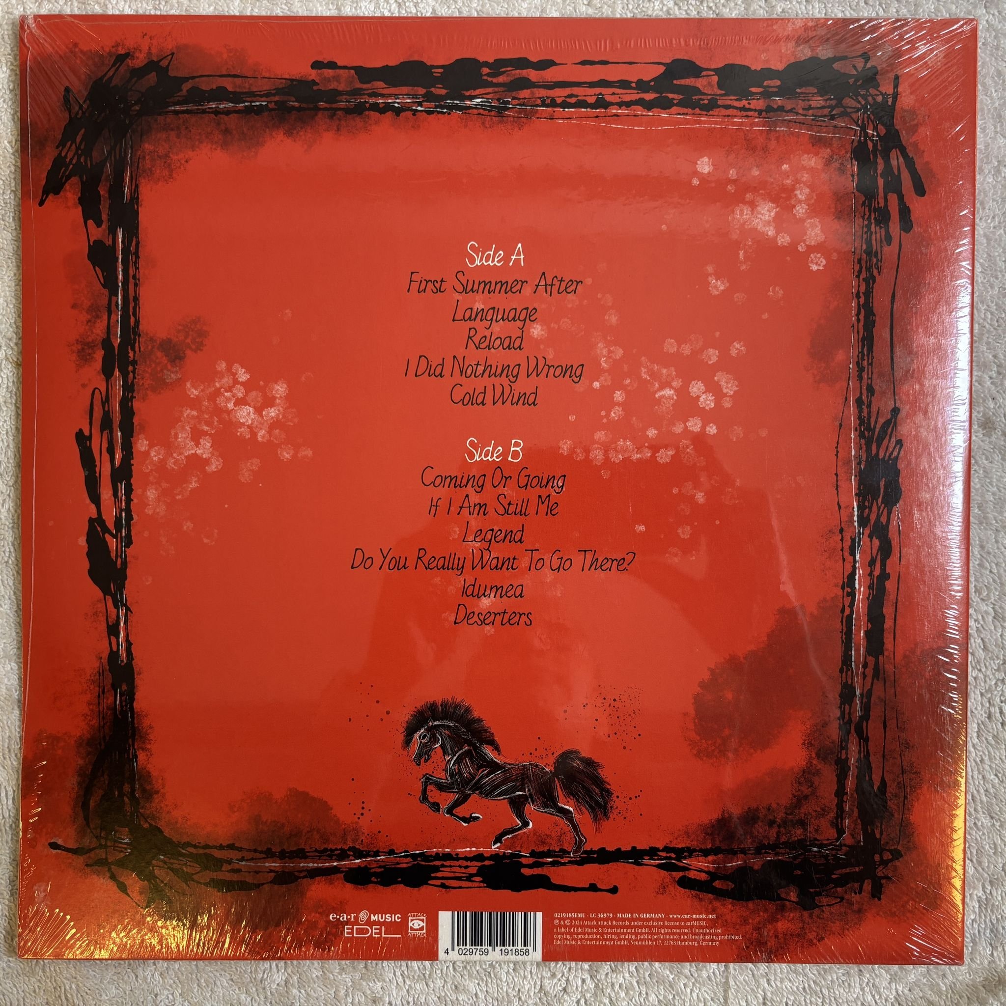 Omslagsbild för skivan NEW MODEL ARMY Unbroken LP- 2024 Ear Music 0219185EMU