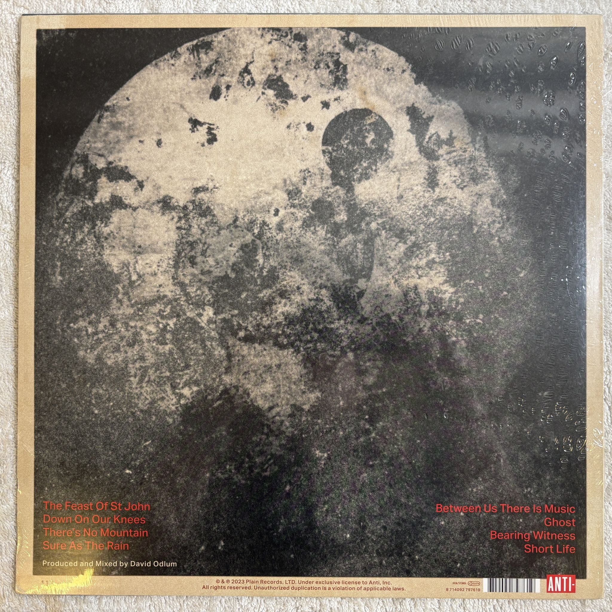 Omslagsbild för skivan GLEN HANSARD All That Was East Is West Of Me Now LP- 2023 Anti 7976-1